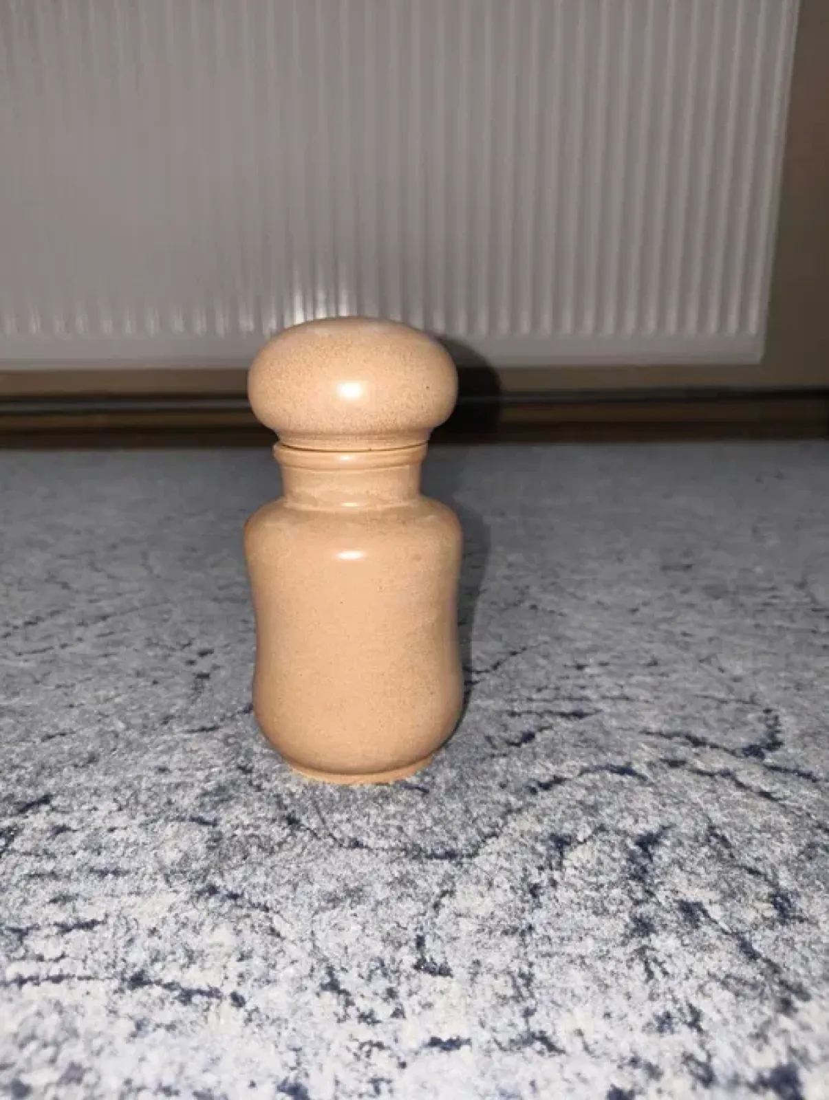 Bolesławiec PRL – ceramiczny pojemnik z pokrywką vintage