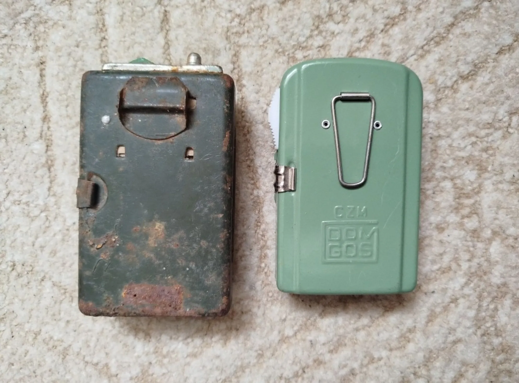 Latarki wojskowe vintage z PRL 3 sztuki