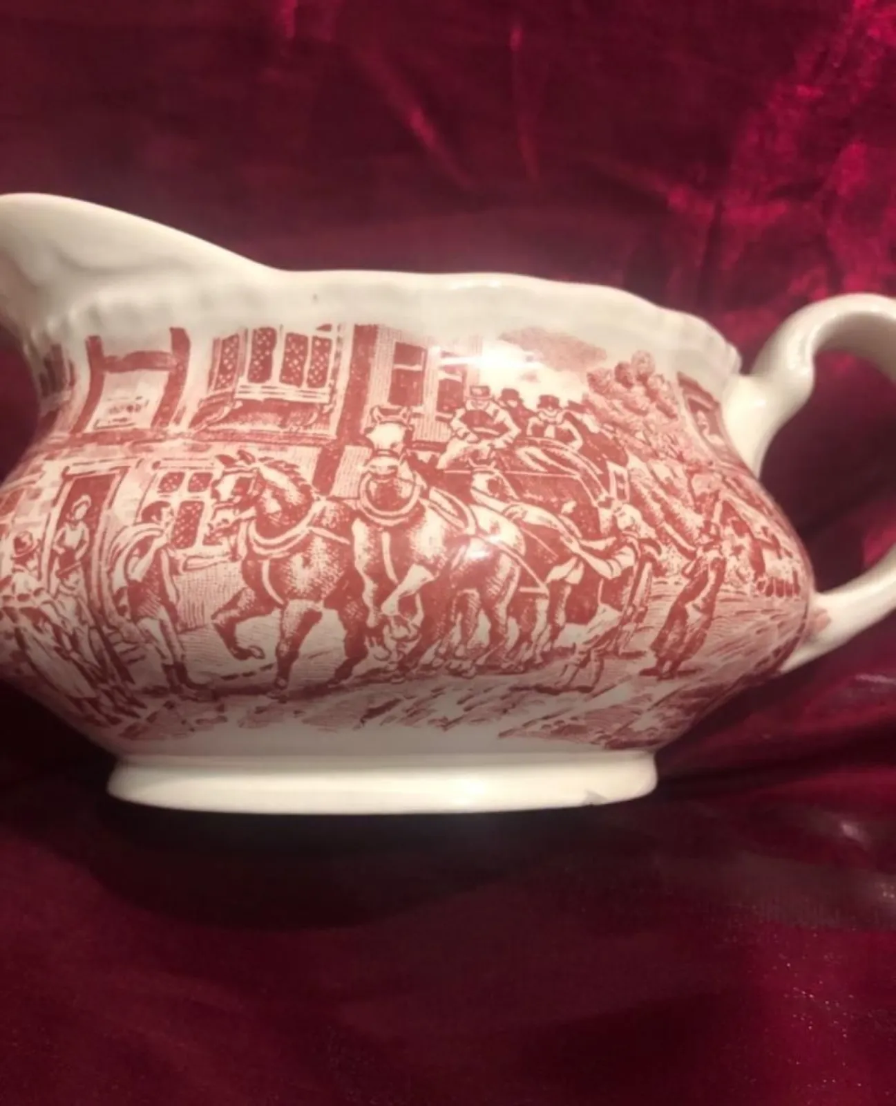 Sosjerka porcelanowa angielska vintage