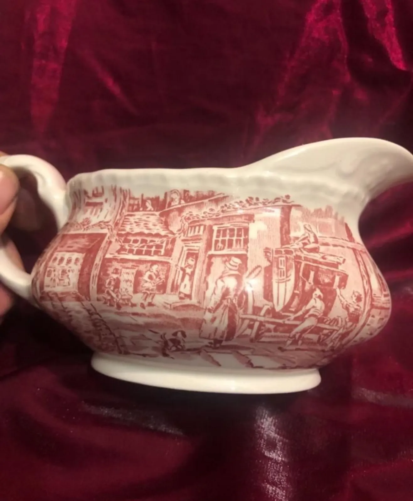 Sosjerka porcelanowa angielska vintage
