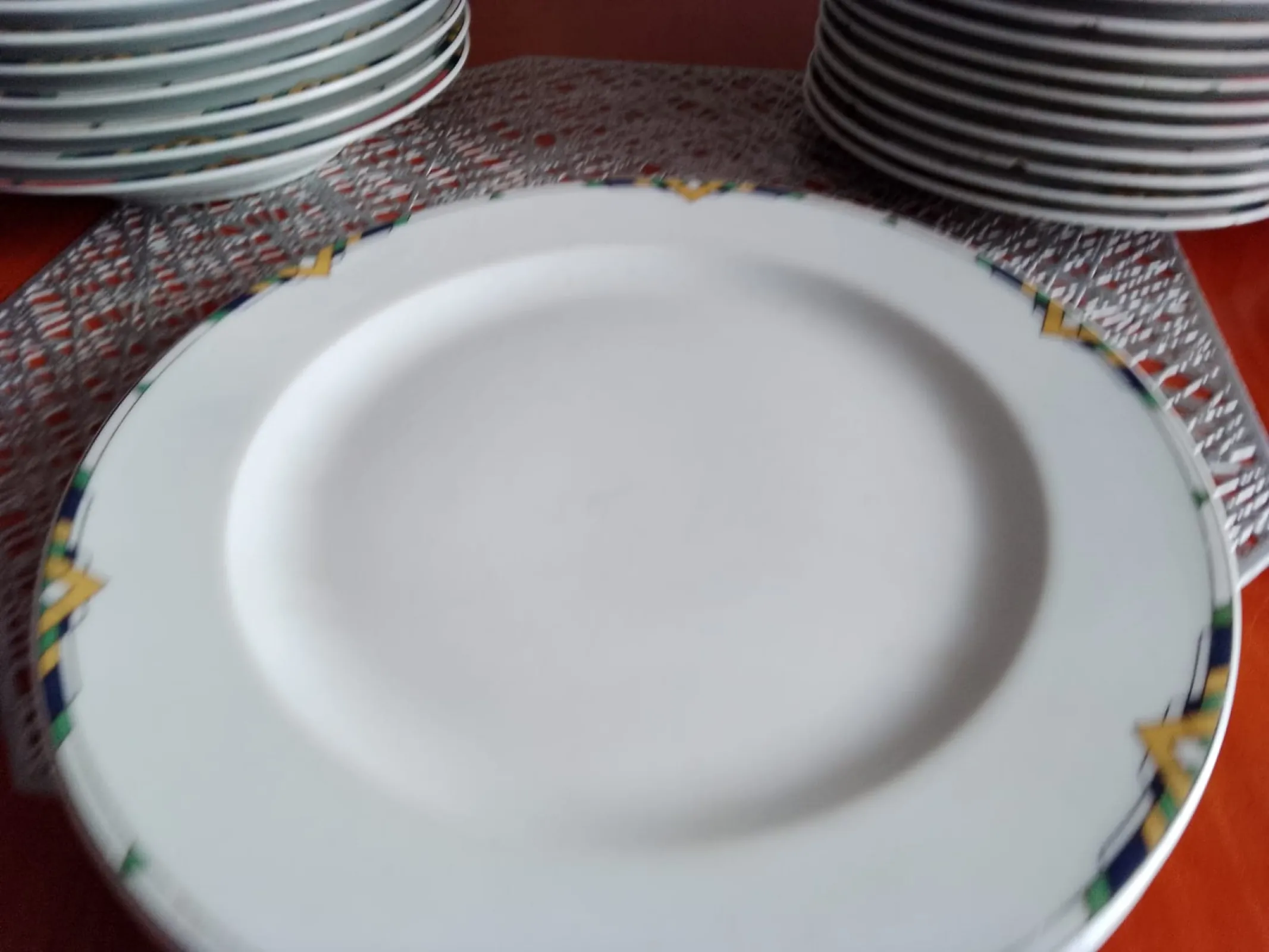 Retsch Wunsiedel Bavaria – zestaw 32 talerzy porcelanowych vintage