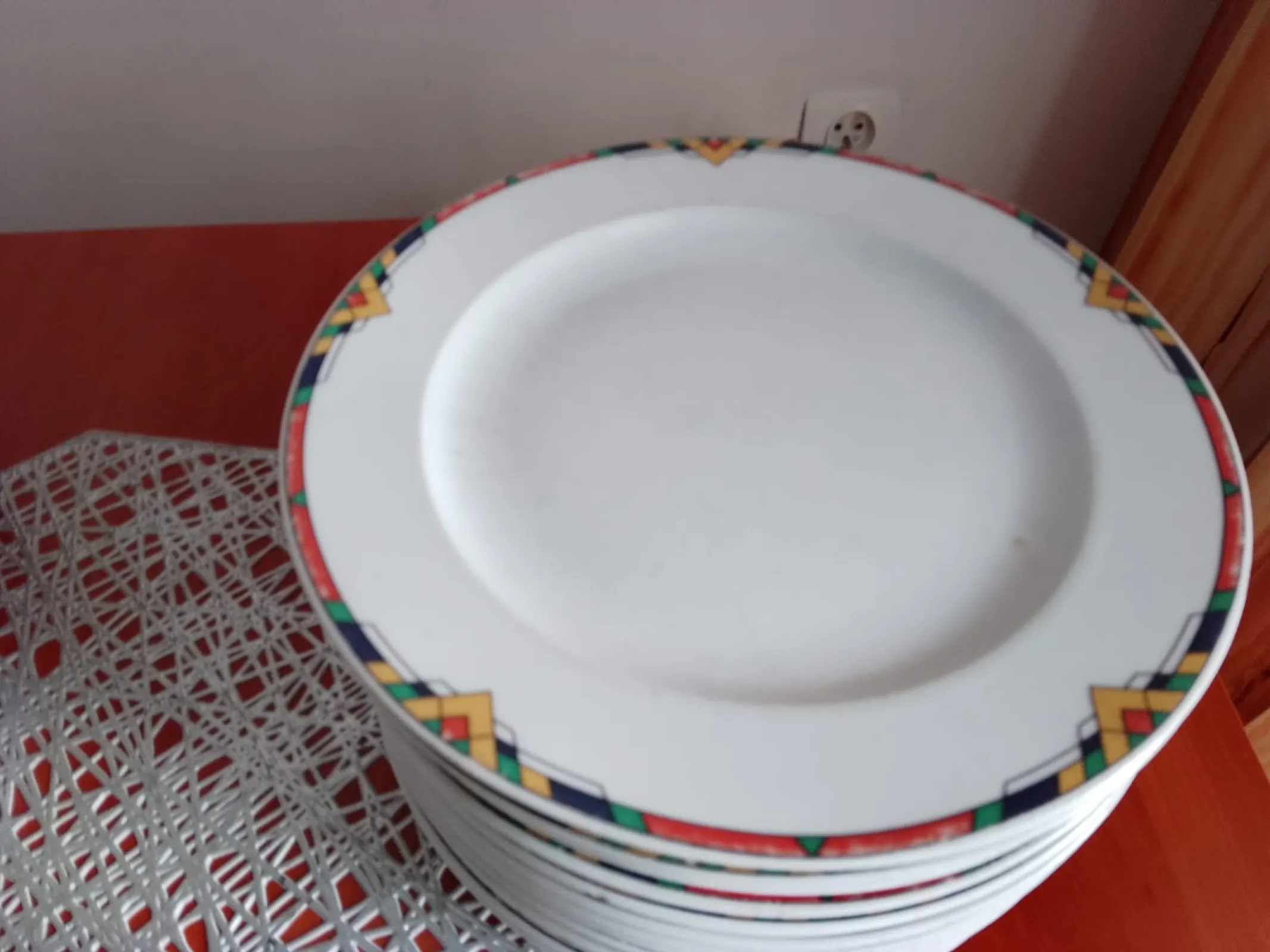 Retsch Wunsiedel Bavaria – zestaw 32 talerzy porcelanowych vintage