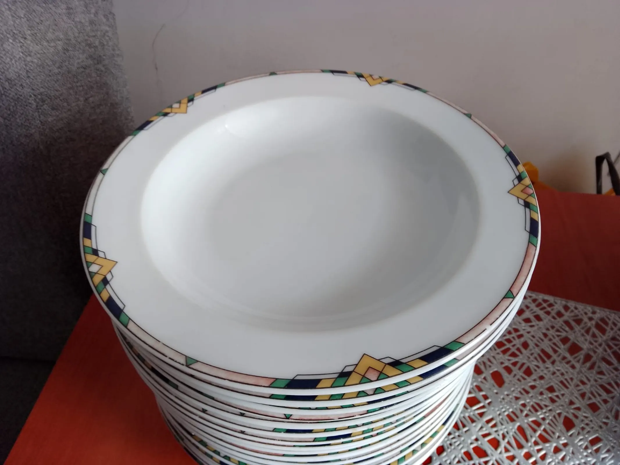 Retsch Wunsiedel Bavaria – zestaw 32 talerzy porcelanowych vintage