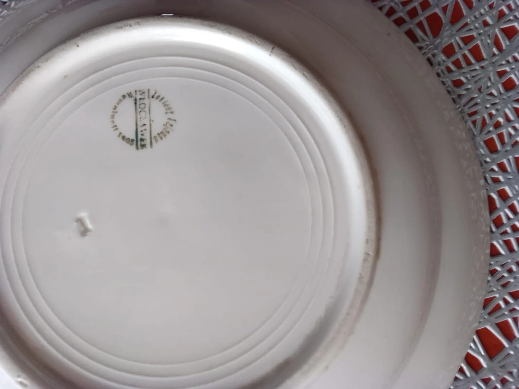 Włocławek PRL – talerz płaski + głęboki 24 cm, 1905