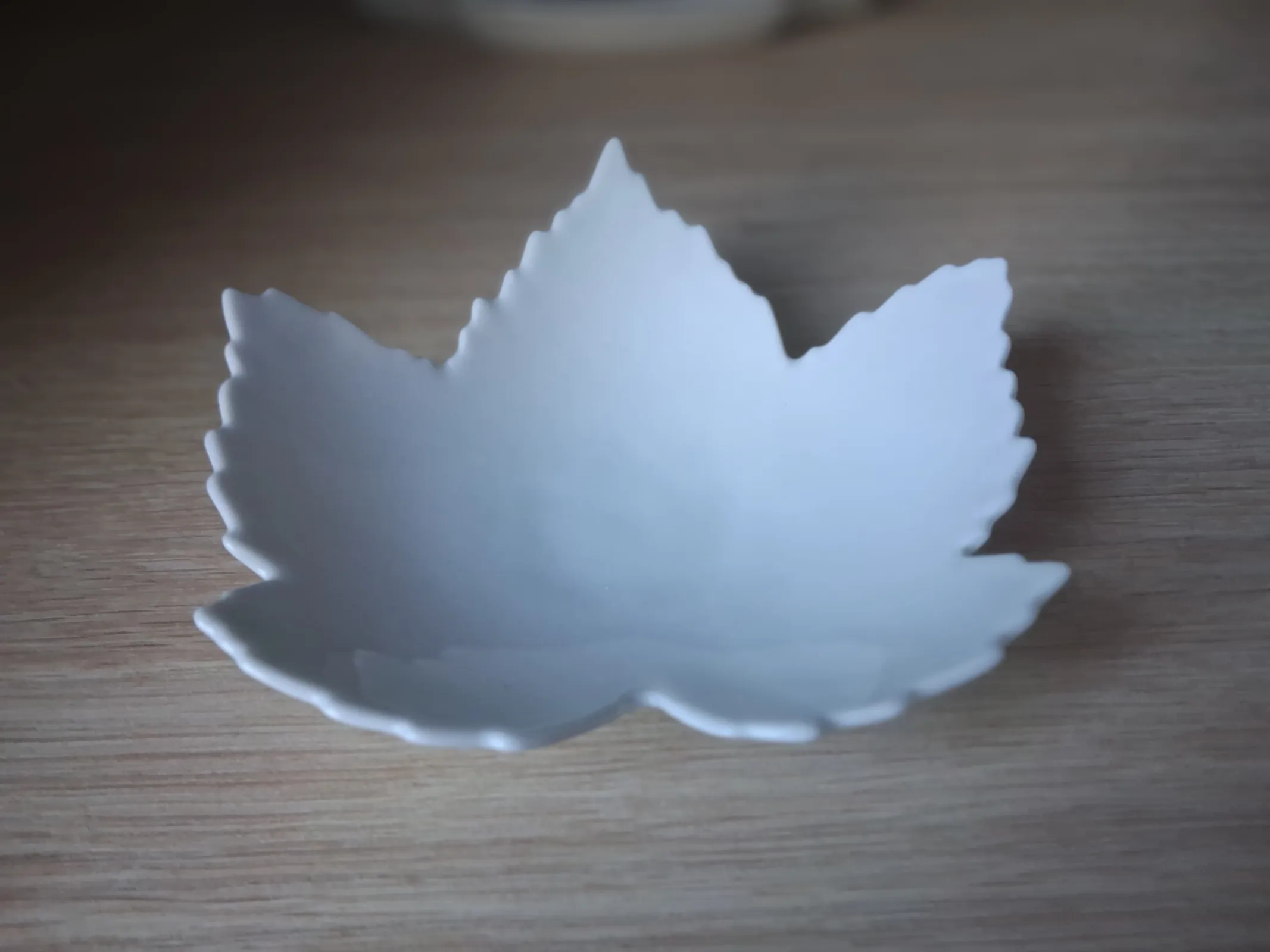 Ekskluzywny komplet białej porcelany Ludwigsburg – Liście i bombonierka