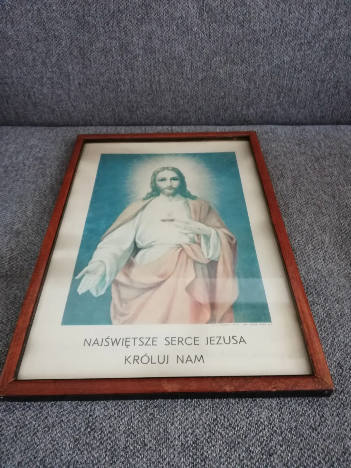 Najświętsze Serce Jezusa Króluj Nam 1973 Rama