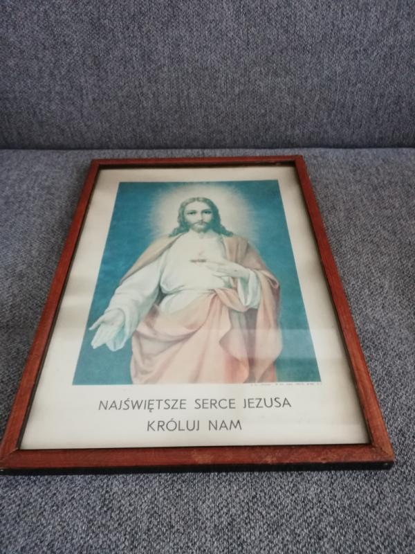 Najświętsze Serce Jezusa Króluj Nam 1973 Rama