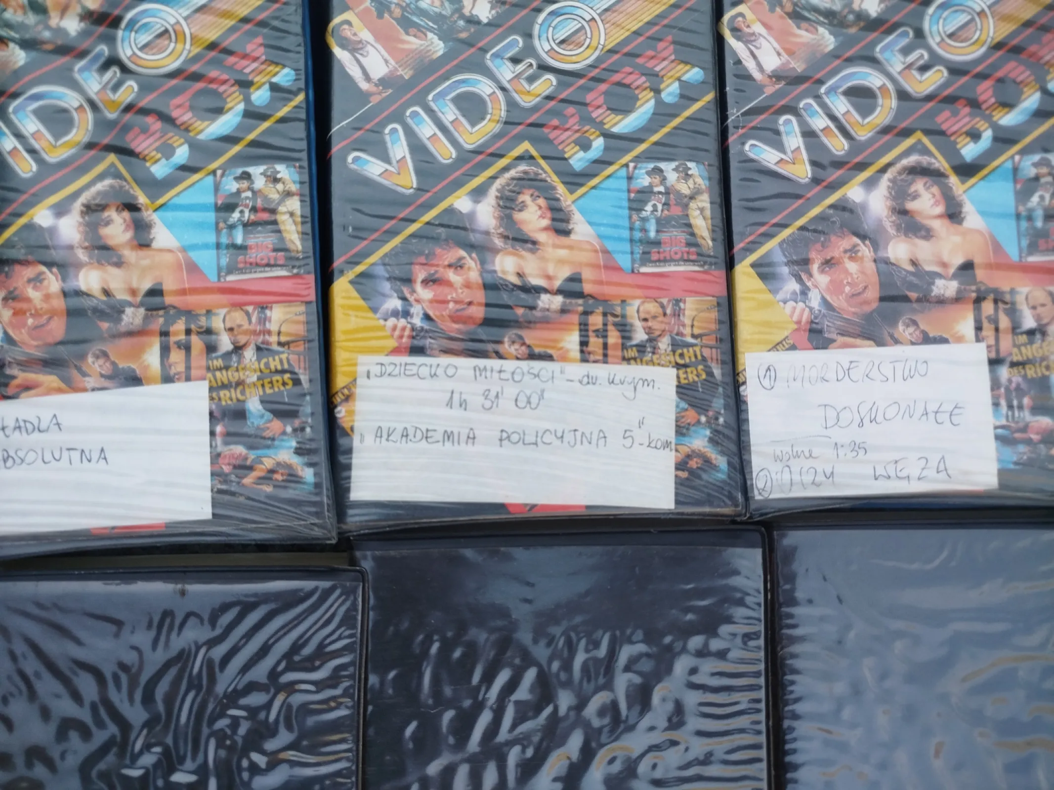 Kasety VHS 33 sztuki filmy