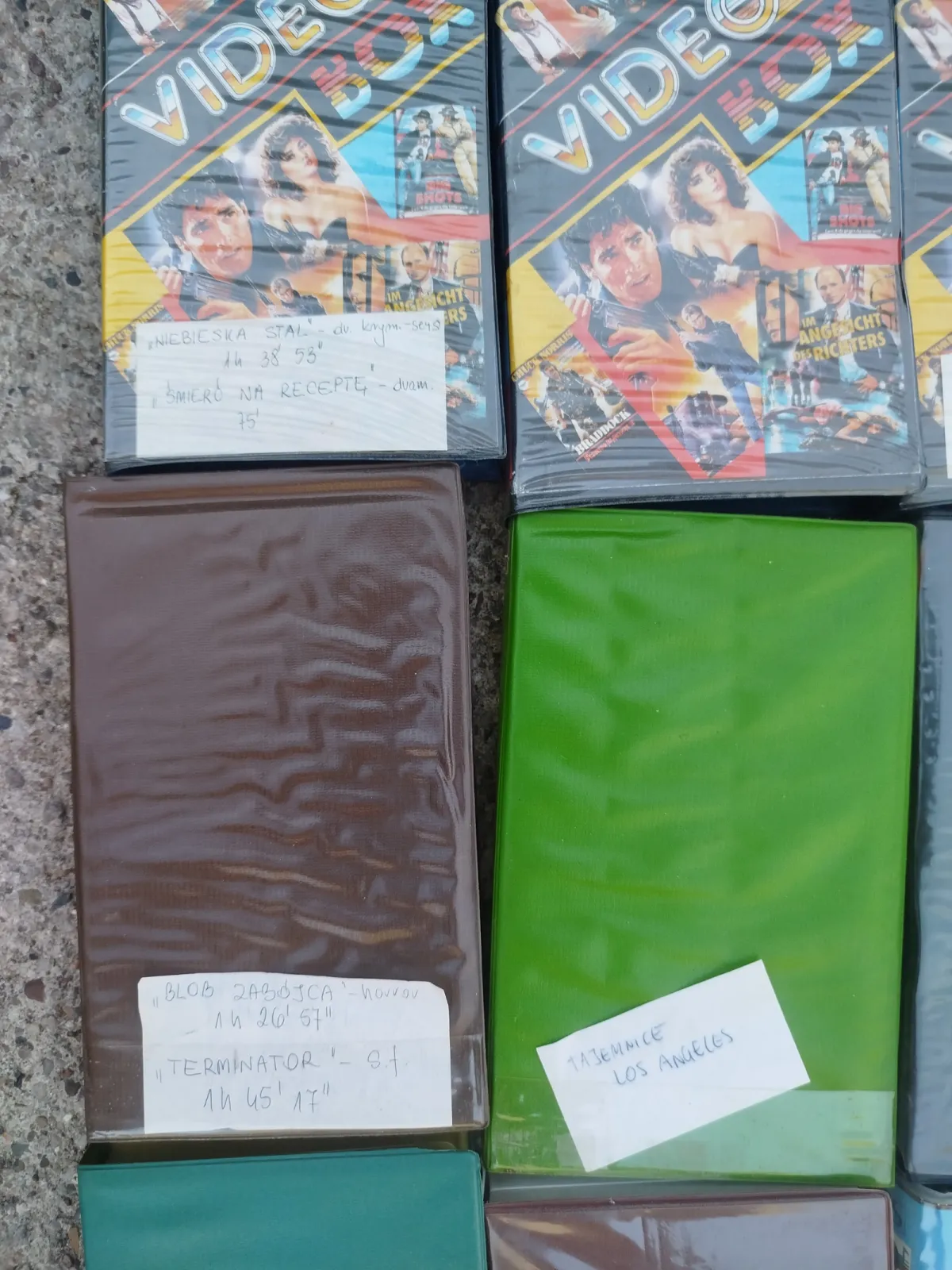 Kasety VHS 33 sztuki filmy