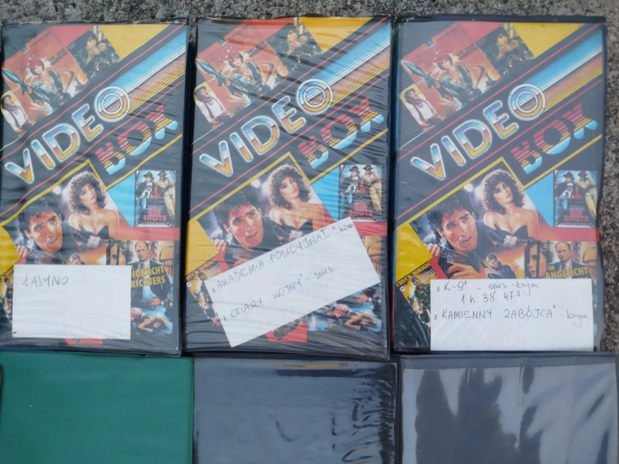 Kasety VHS 33 sztuki filmy