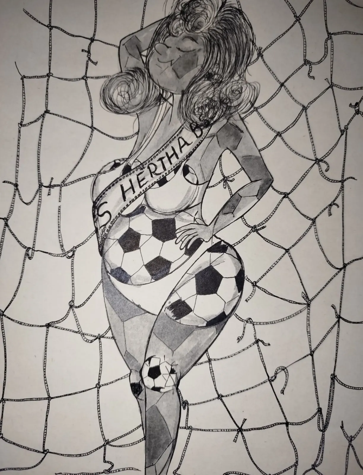 Obraz "Miss Hertha" z 1969 roku
