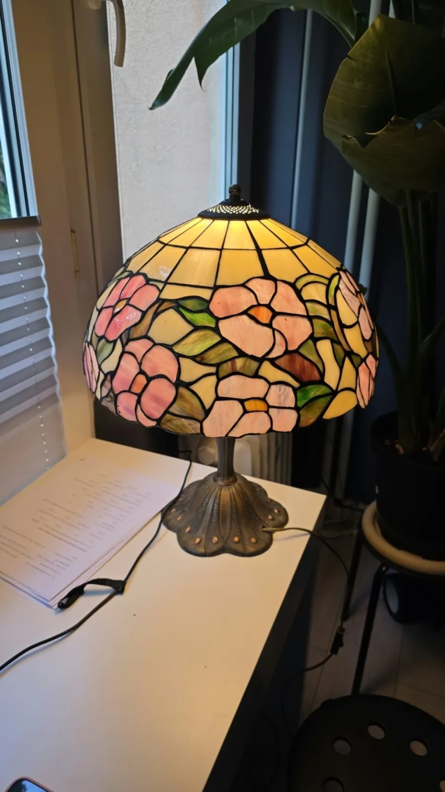 Lampa Witrażowa w Stylu Tiffanego