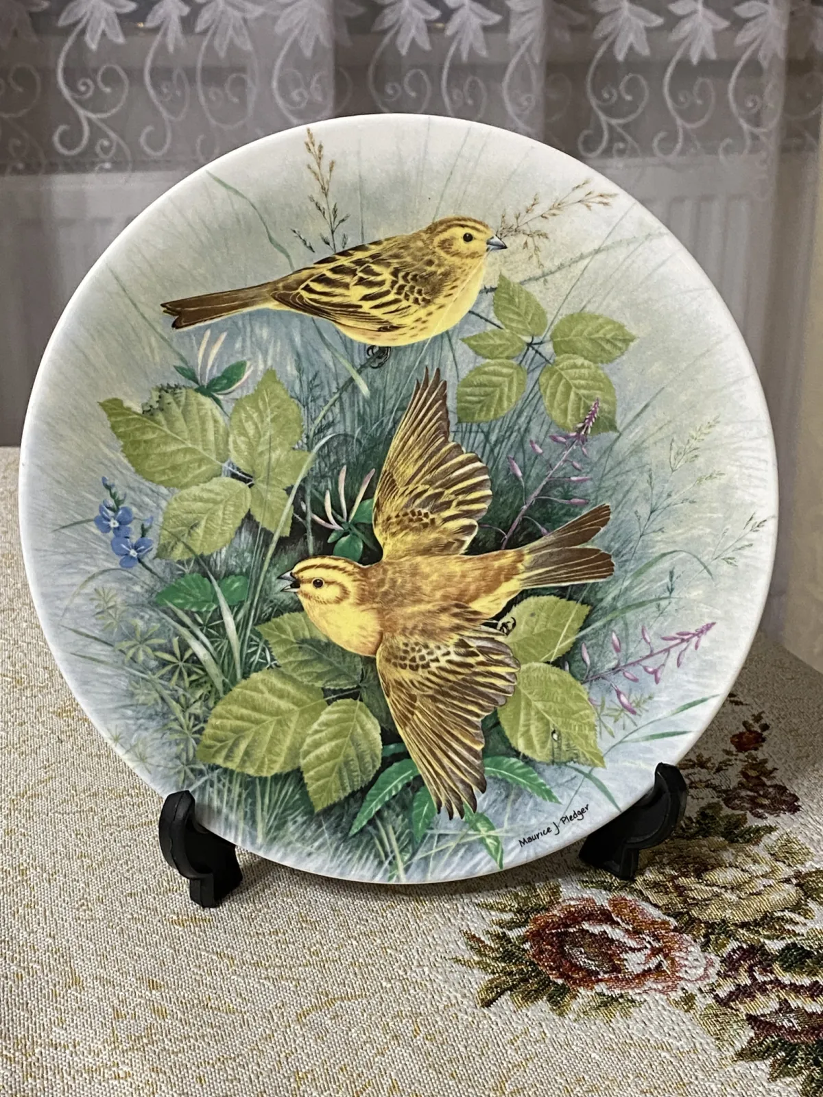 Talerz kolekcjonerski -PTAKI ŻYWOPŁOTU -ROYAL DOULTON