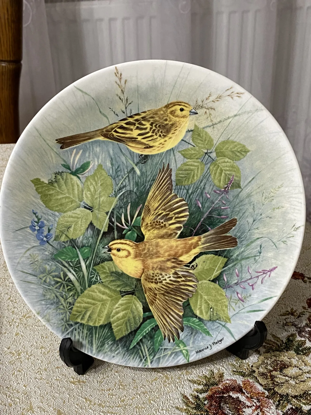 Talerz kolekcjonerski -PTAKI ŻYWOPŁOTU -ROYAL DOULTON