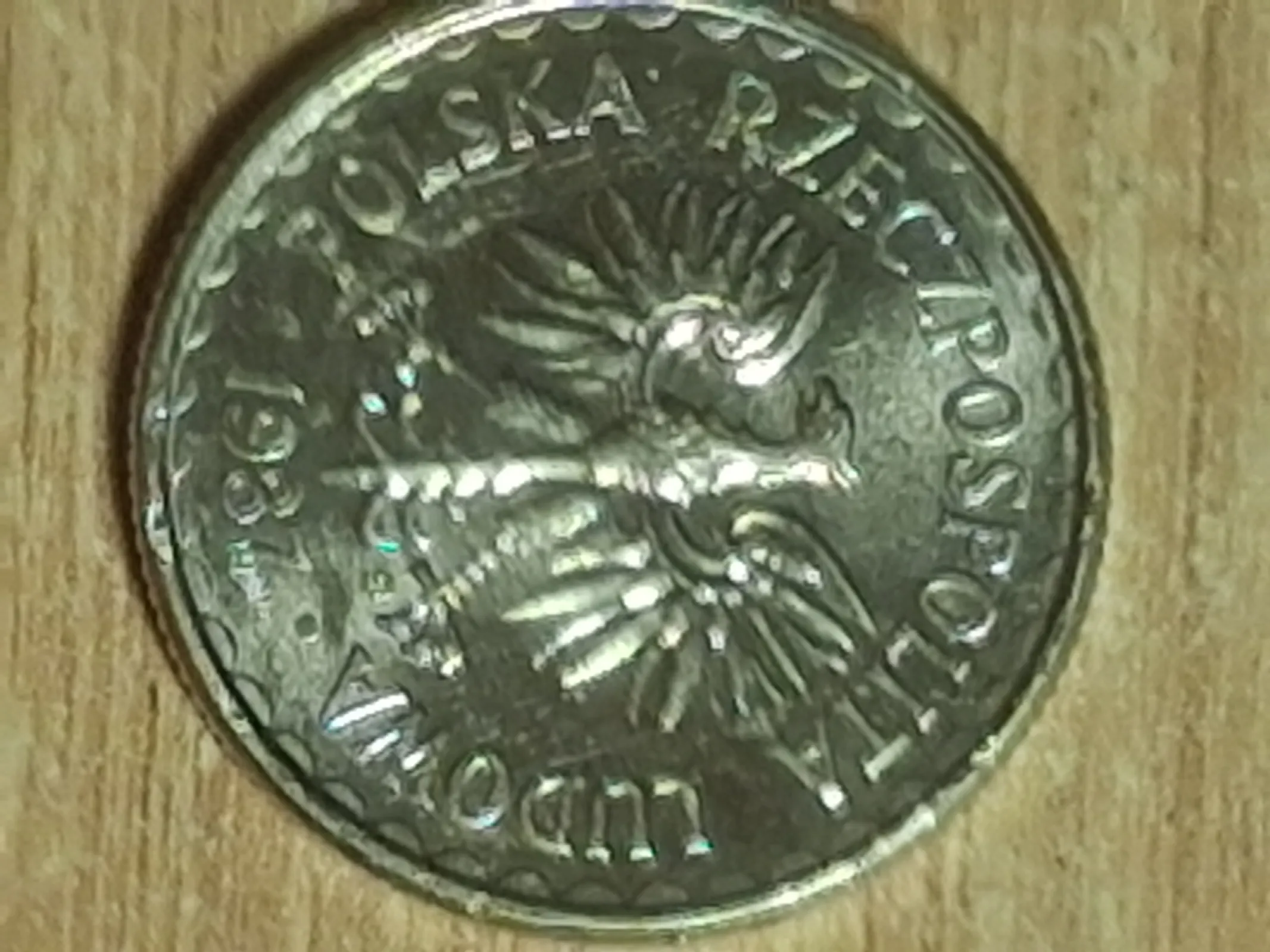 Monety prl. 5 sztuk. Nominal 1 zl ciekawe roczniki