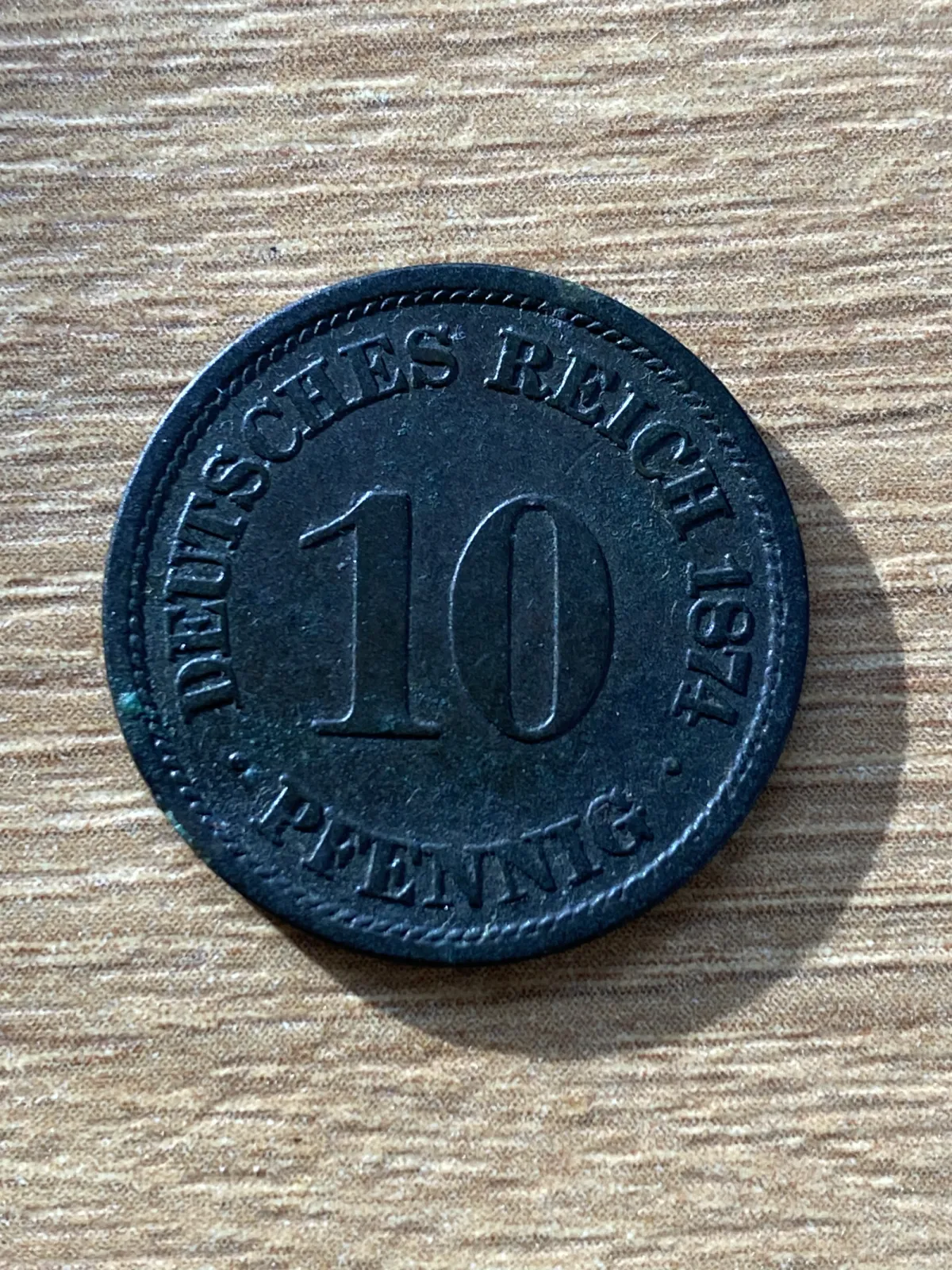 10 Pfenningów 1874. Stan idealny.
