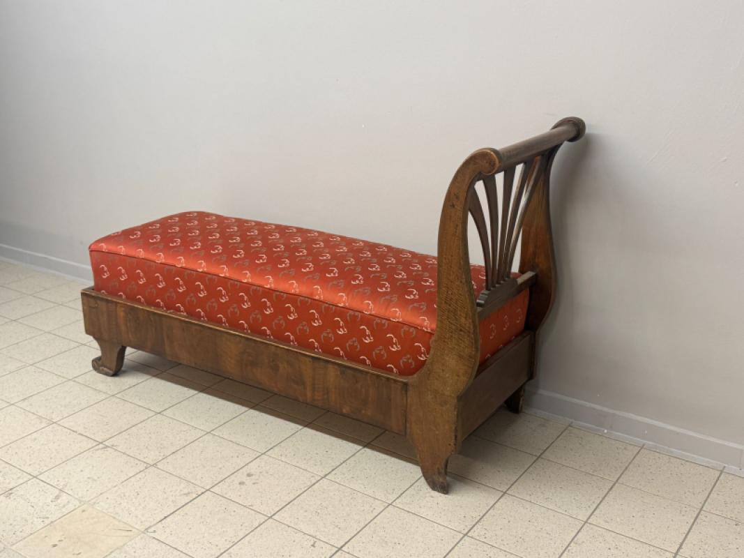 Szezlong Art Deco – antyczna sofa / leżanka vintage. Dowóz / Wysyłka.
