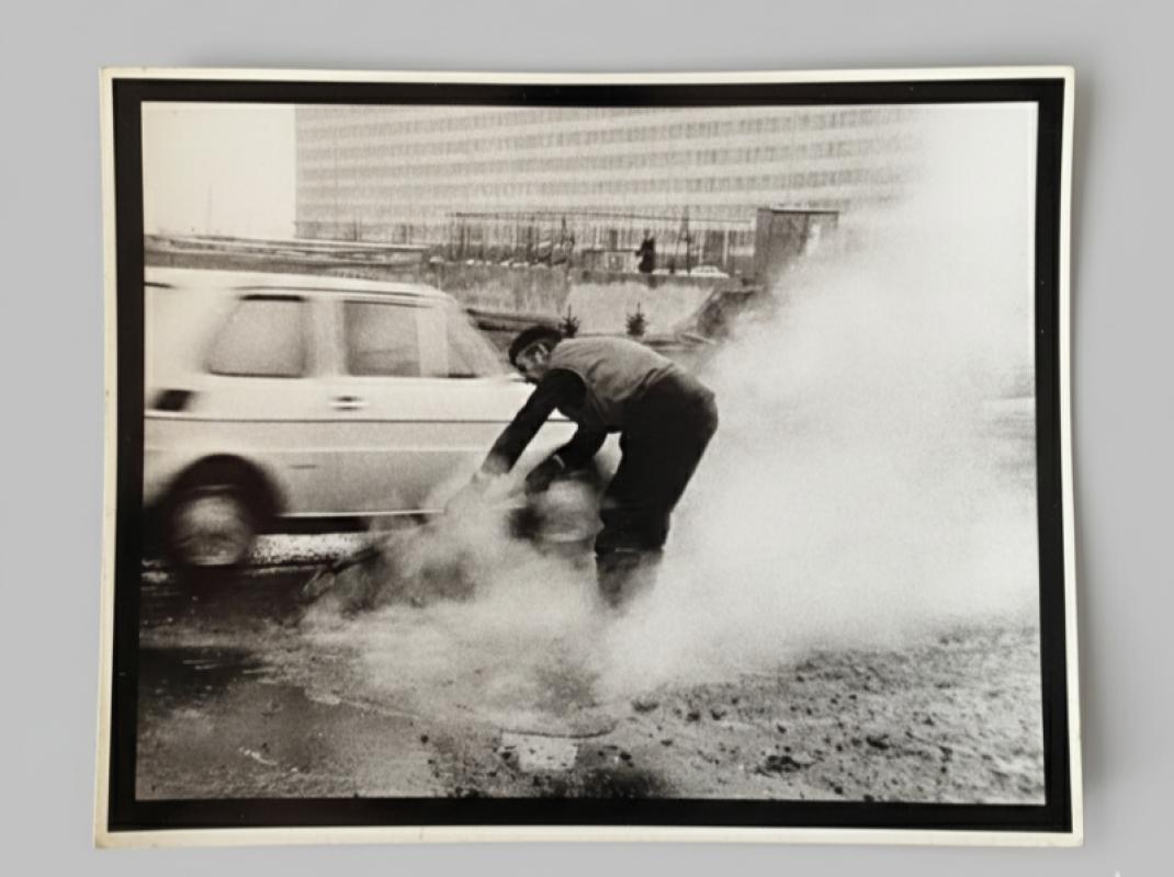 Fotografie czarno białe z PRL lata 70-te