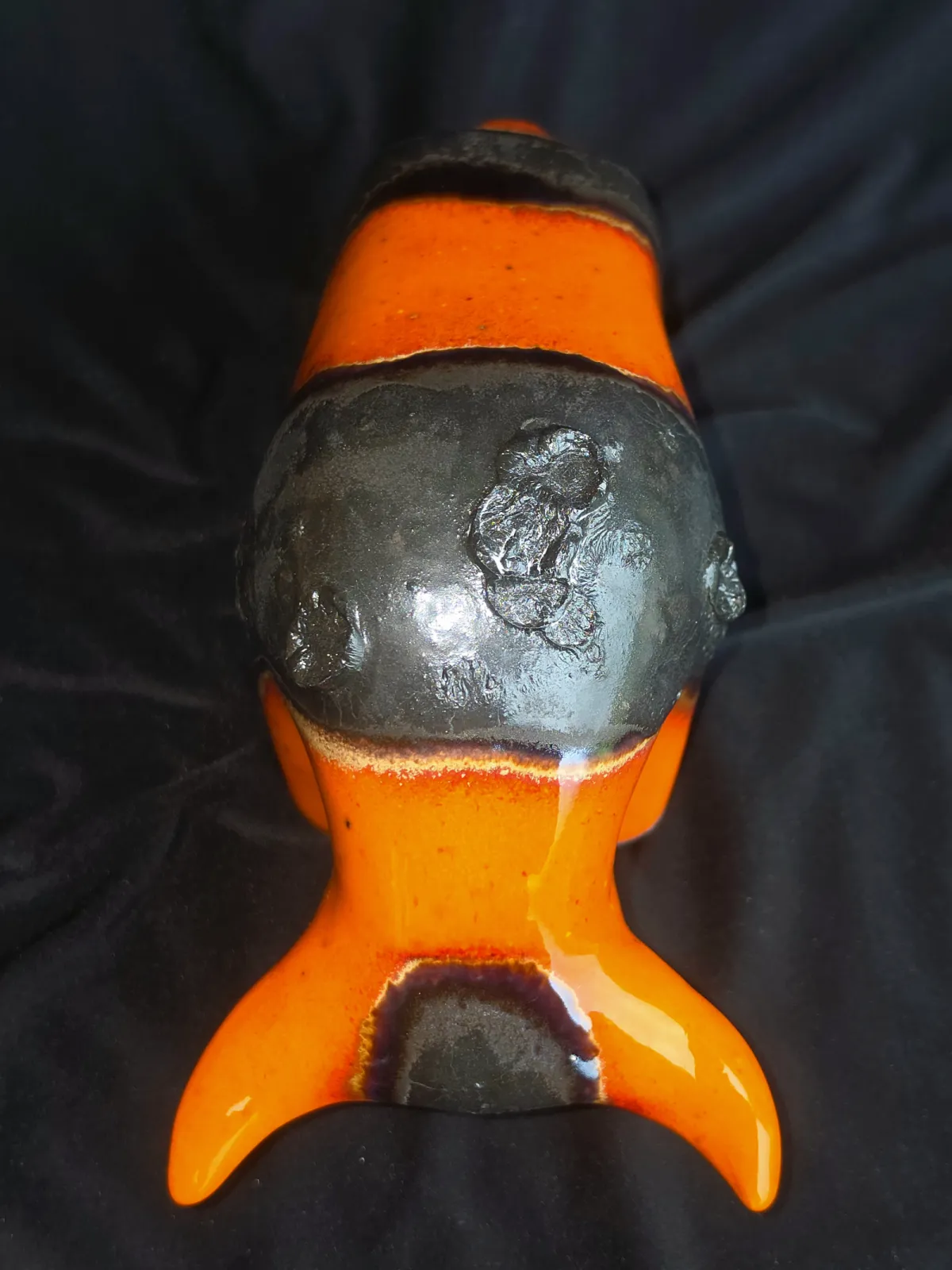 Rzeźba Byka 1010 Otto Keramik Glaze Orange Lava Top