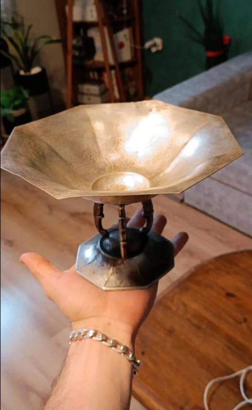 Szwedzka patera G.A.B. – 1928 rok. Sygnowany Antyk Art Déco