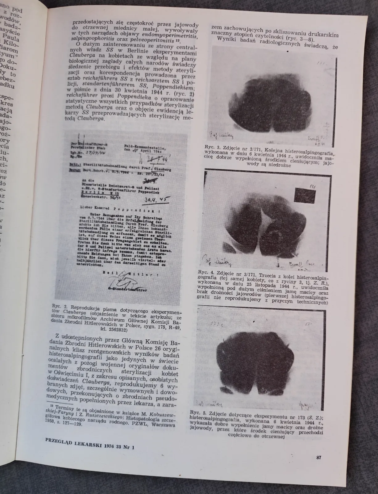 Przegląd lekarski Oświęcim z 1976