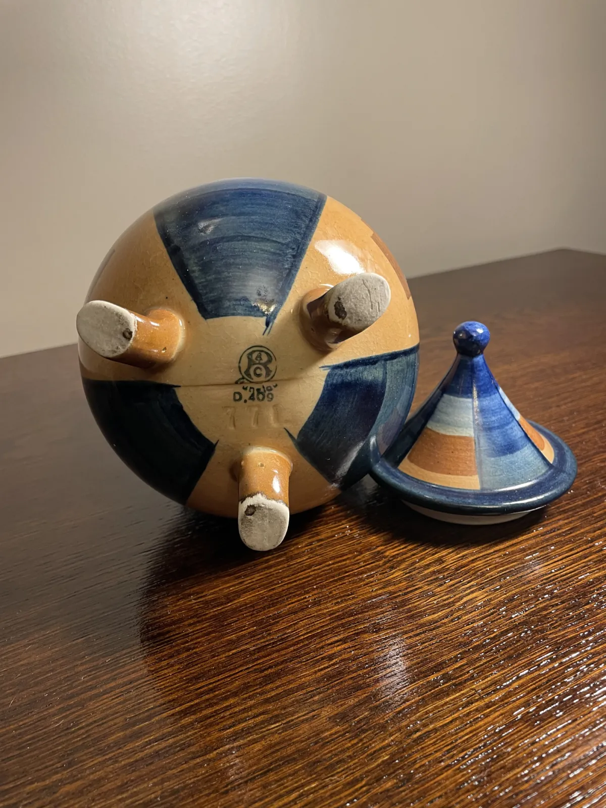 Pojemnik art deco Bomboniera – firmy Hugo Reinholda w Bolesławcu