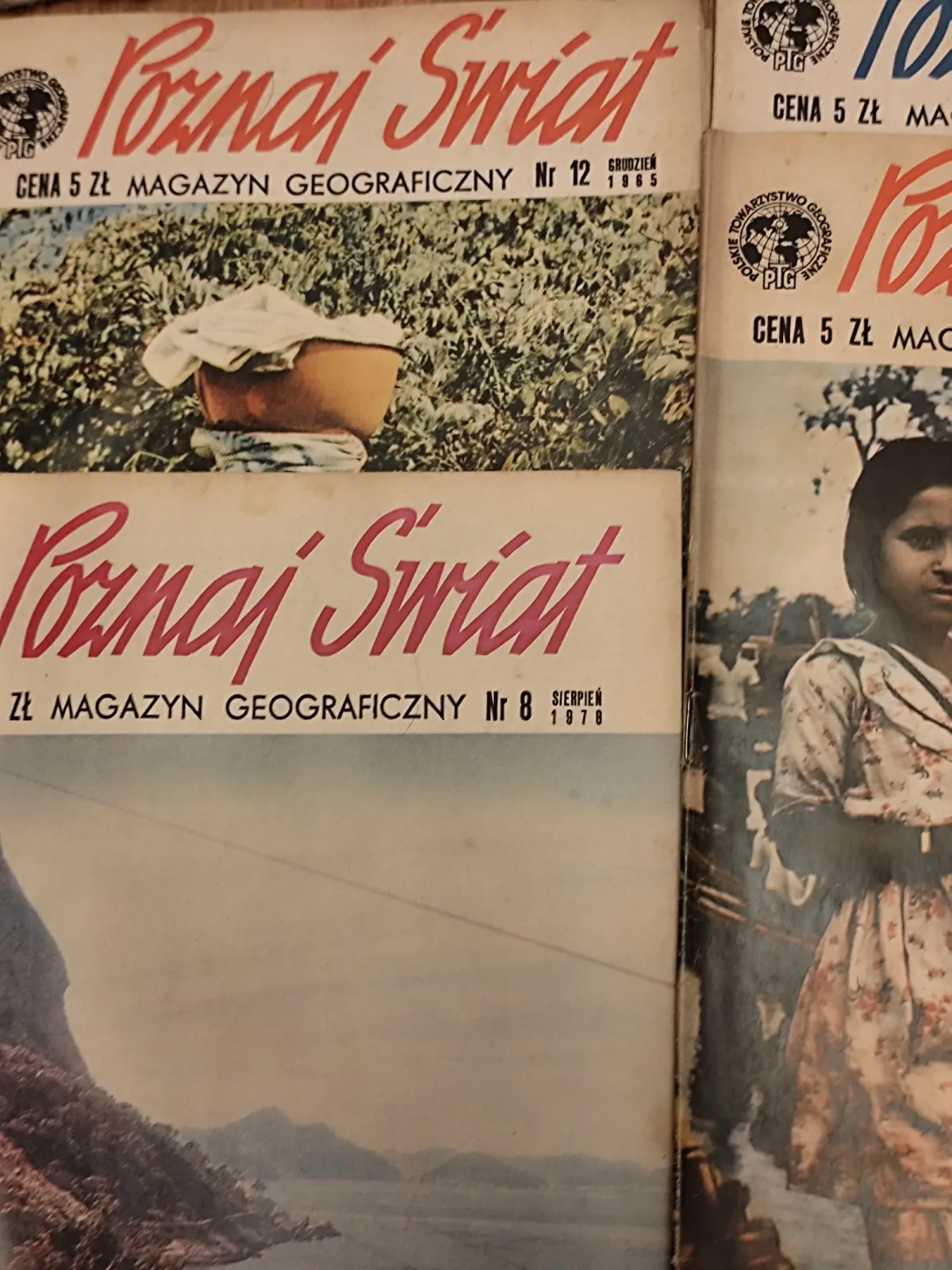 Czasopisma POZNAJ ŚWIAT lata 65-78