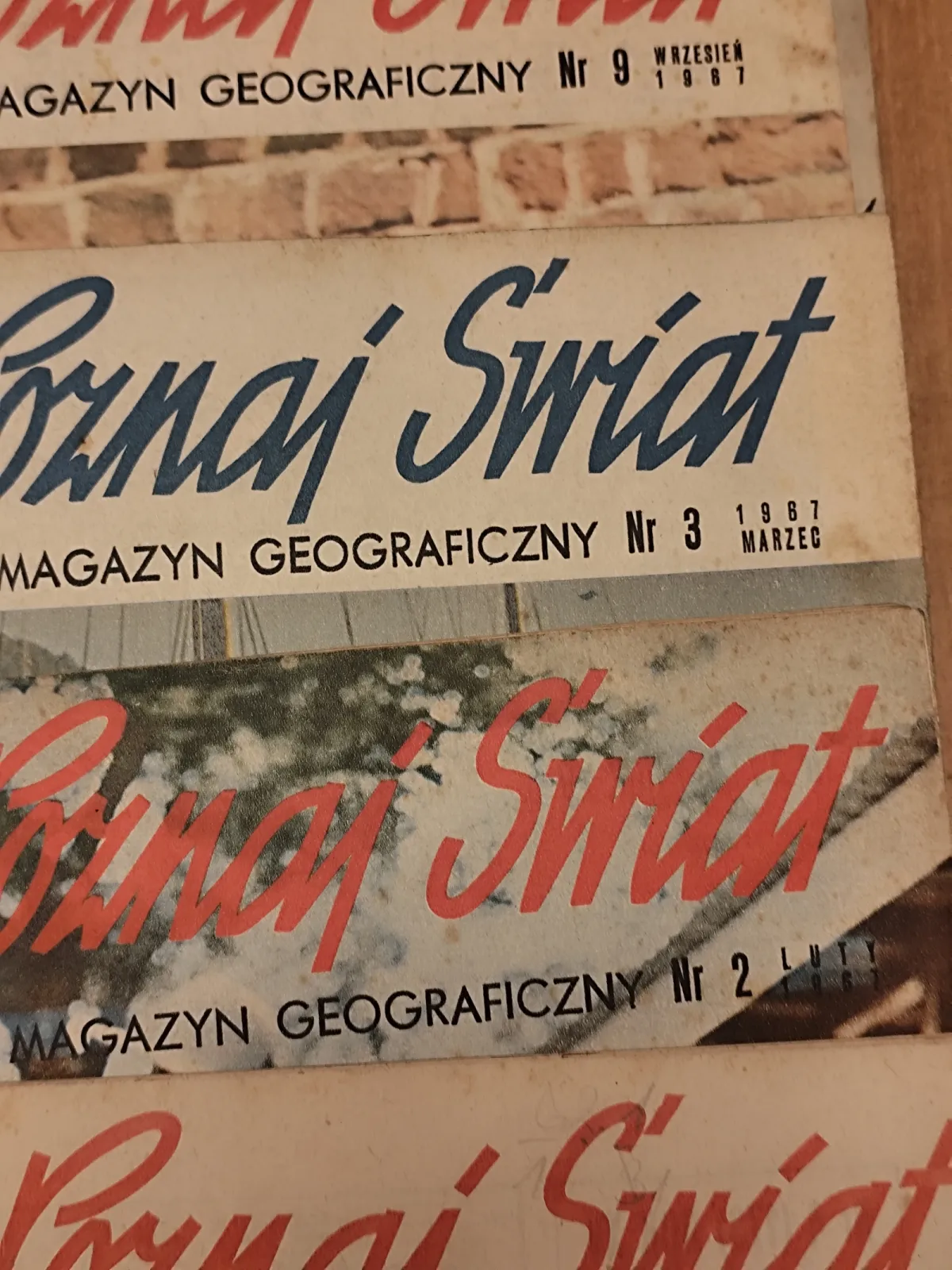 Czasopisma POZNAJ ŚWIAT lata 65-78