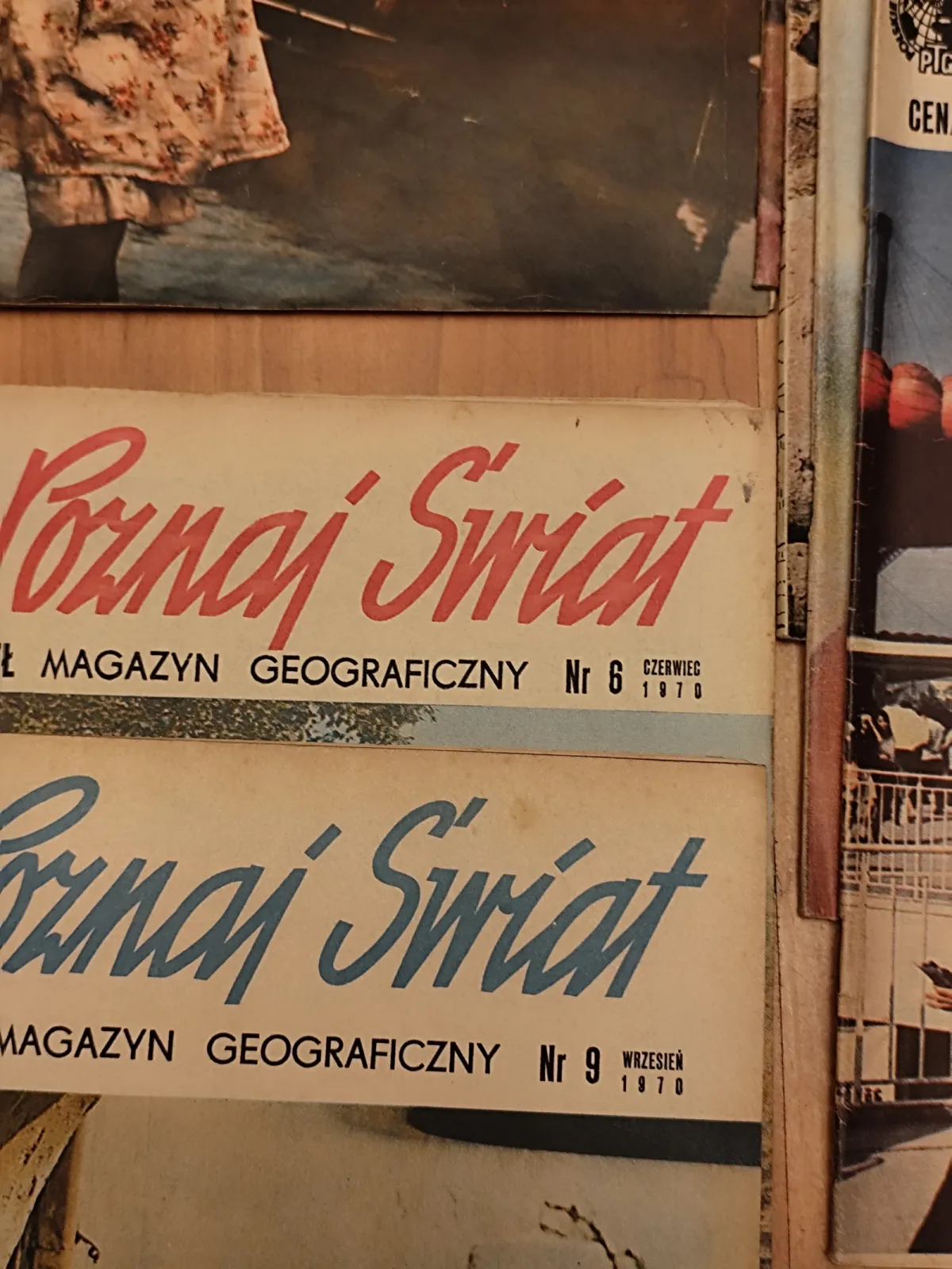 Czasopisma POZNAJ ŚWIAT lata 65-78