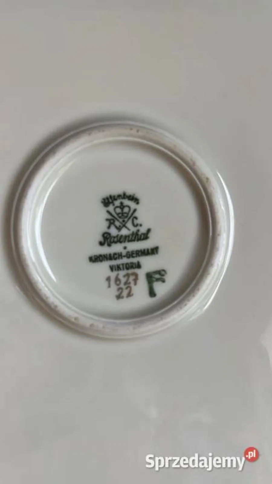 Wielka Patera Rosenthal. R. C.  Efenbein. Z serii „Rajski Ptak” Rosenthal Kronach Germany Victoria.   Syg. z 1925 r.