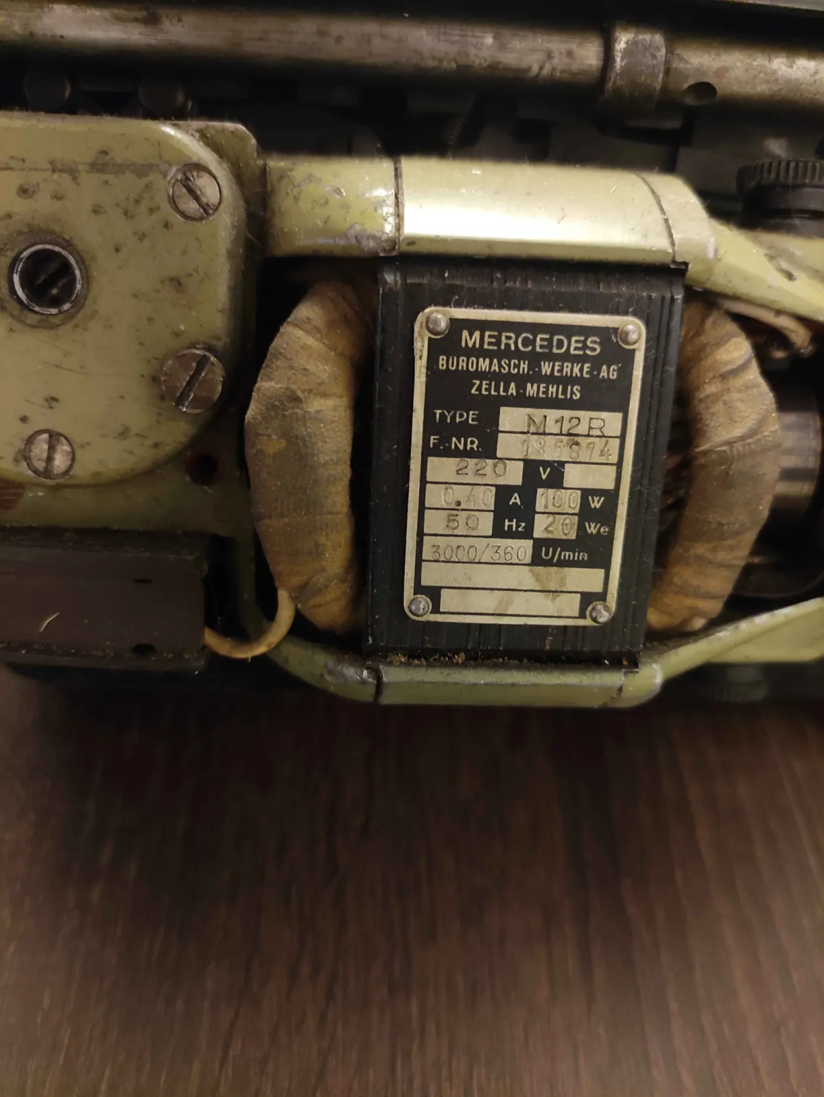 Kalkulator Mechaniczny - Mercedes-Euklid Model 37