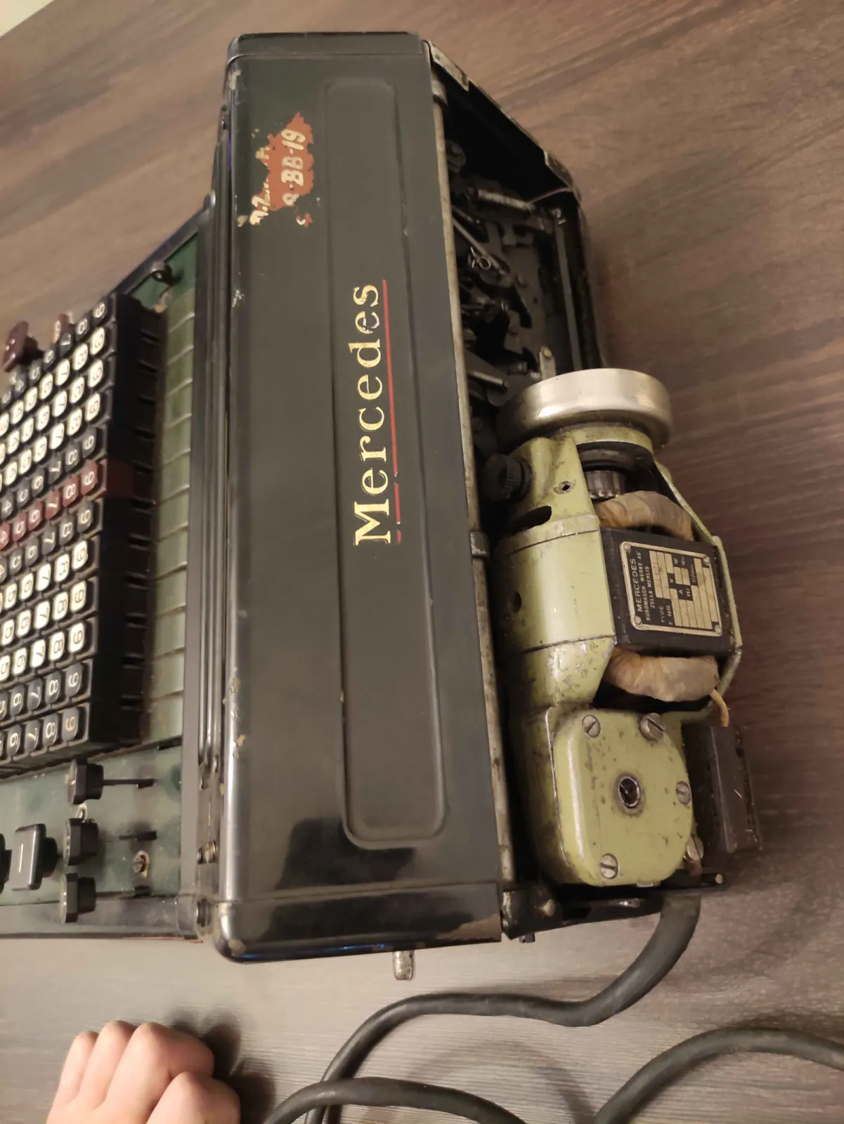 Kalkulator Mechaniczny - Mercedes-Euklid Model 37