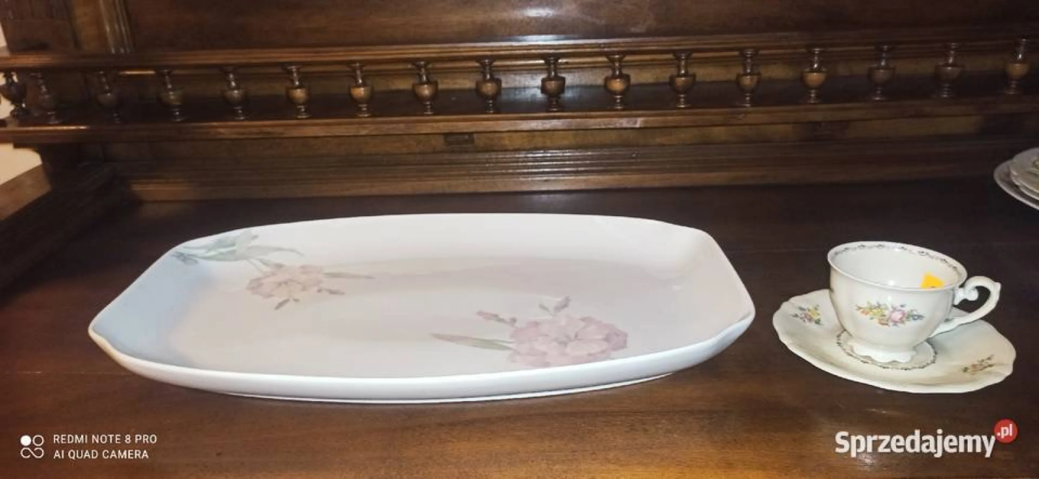 Półmisek. Wielka Patera Rosenthal. R. C. Hortense.  Sygnatura Kronach - Bavaria.  Syg. z lat 1901 - 1927: R. C.