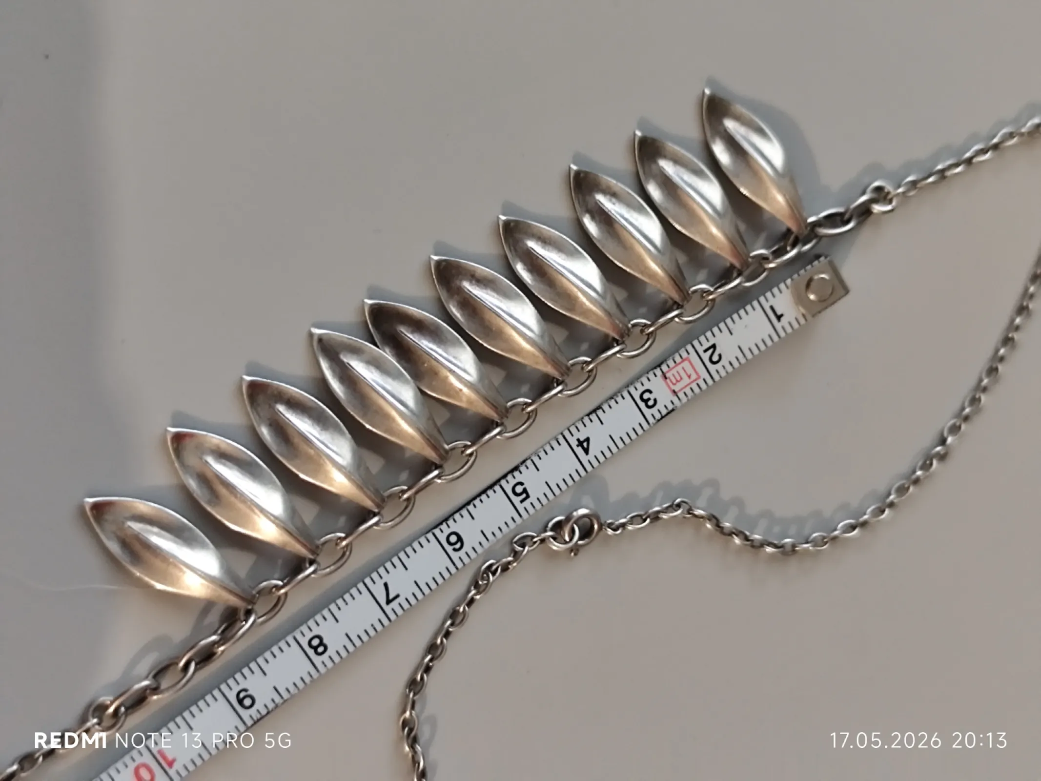 Srebrny naszyjnik - Sterling silver - vintage