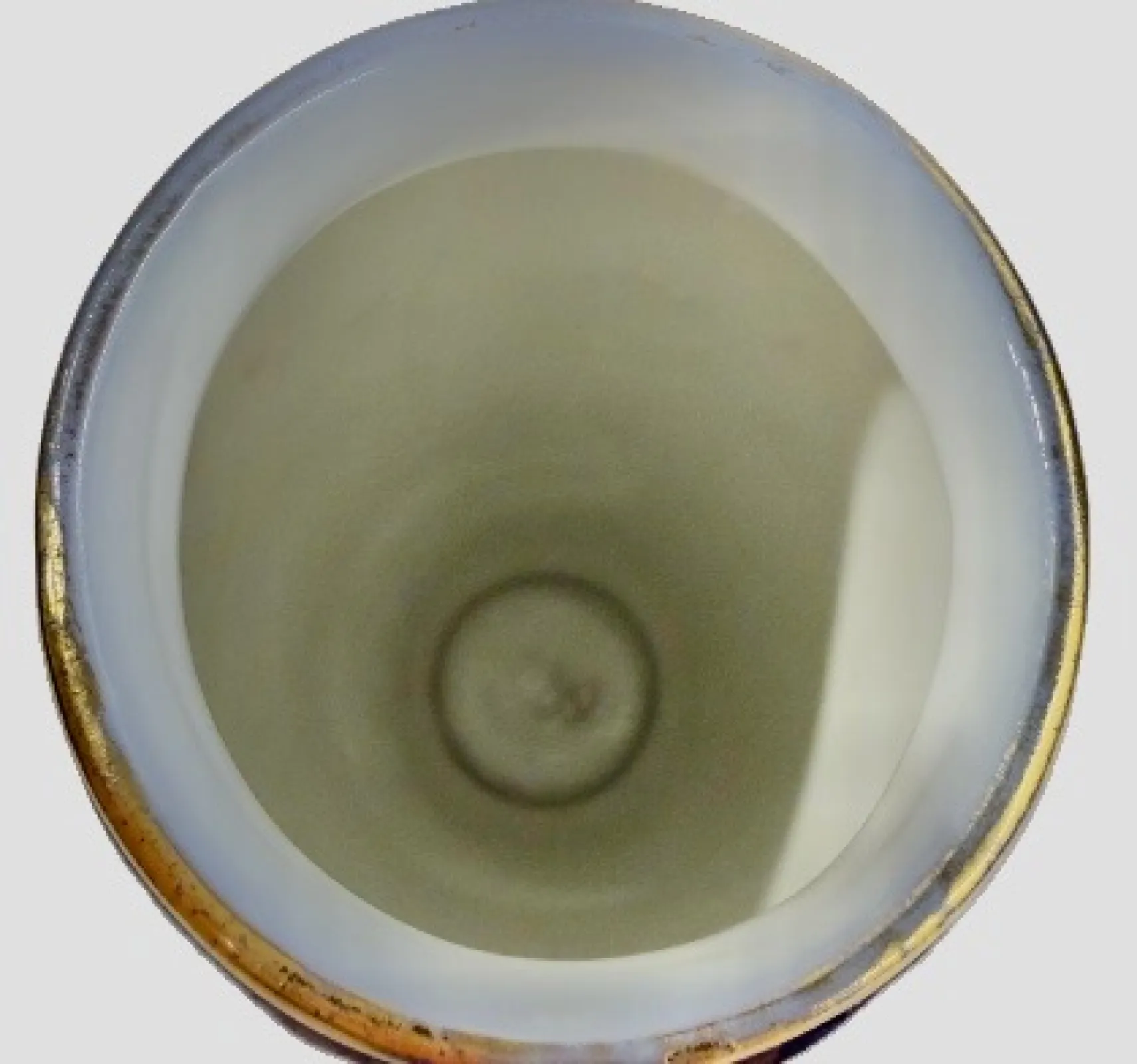 Wazon Limoges Michelaud Freres 1911-1930 Kobalt złoto