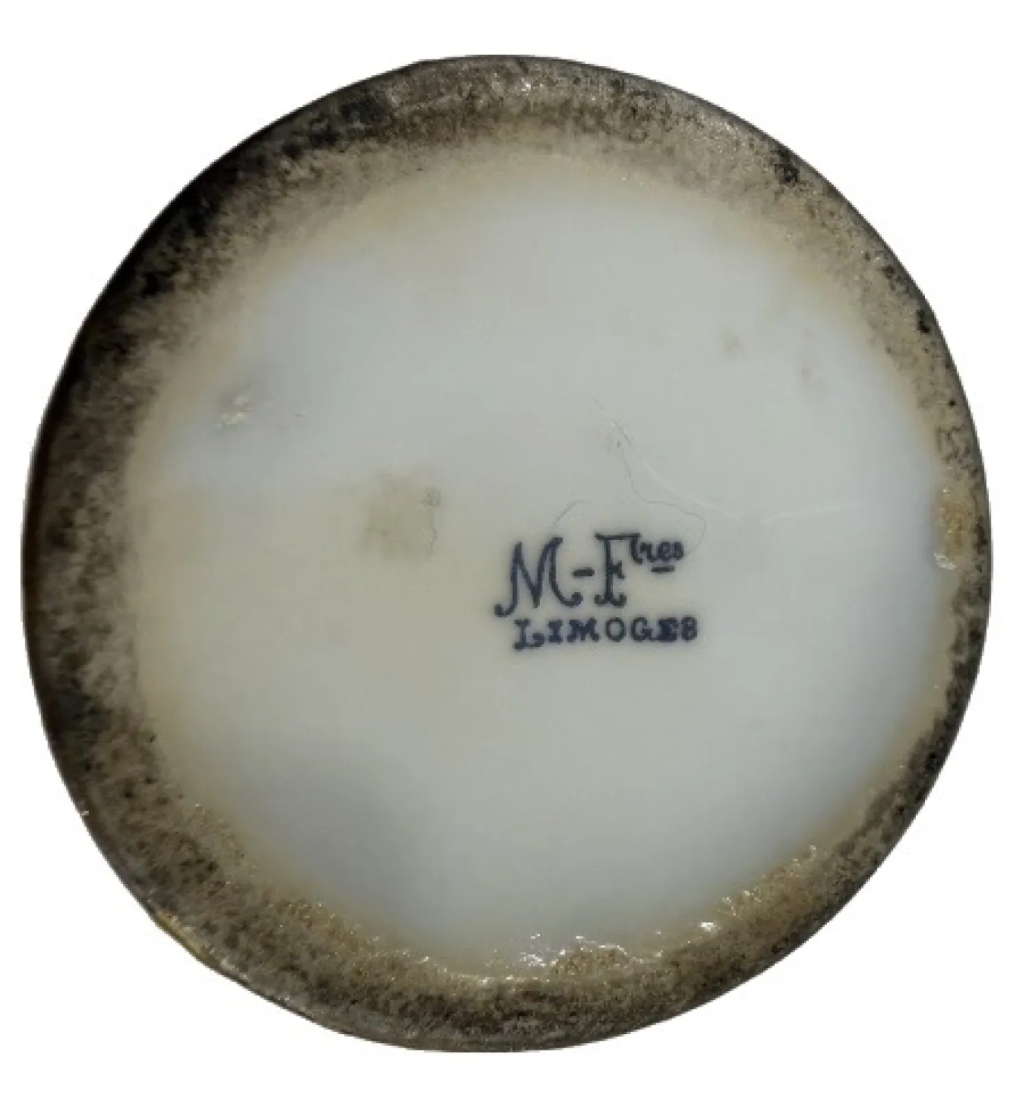 Wazon Limoges Michelaud Freres 1911-1930 Kobalt złoto