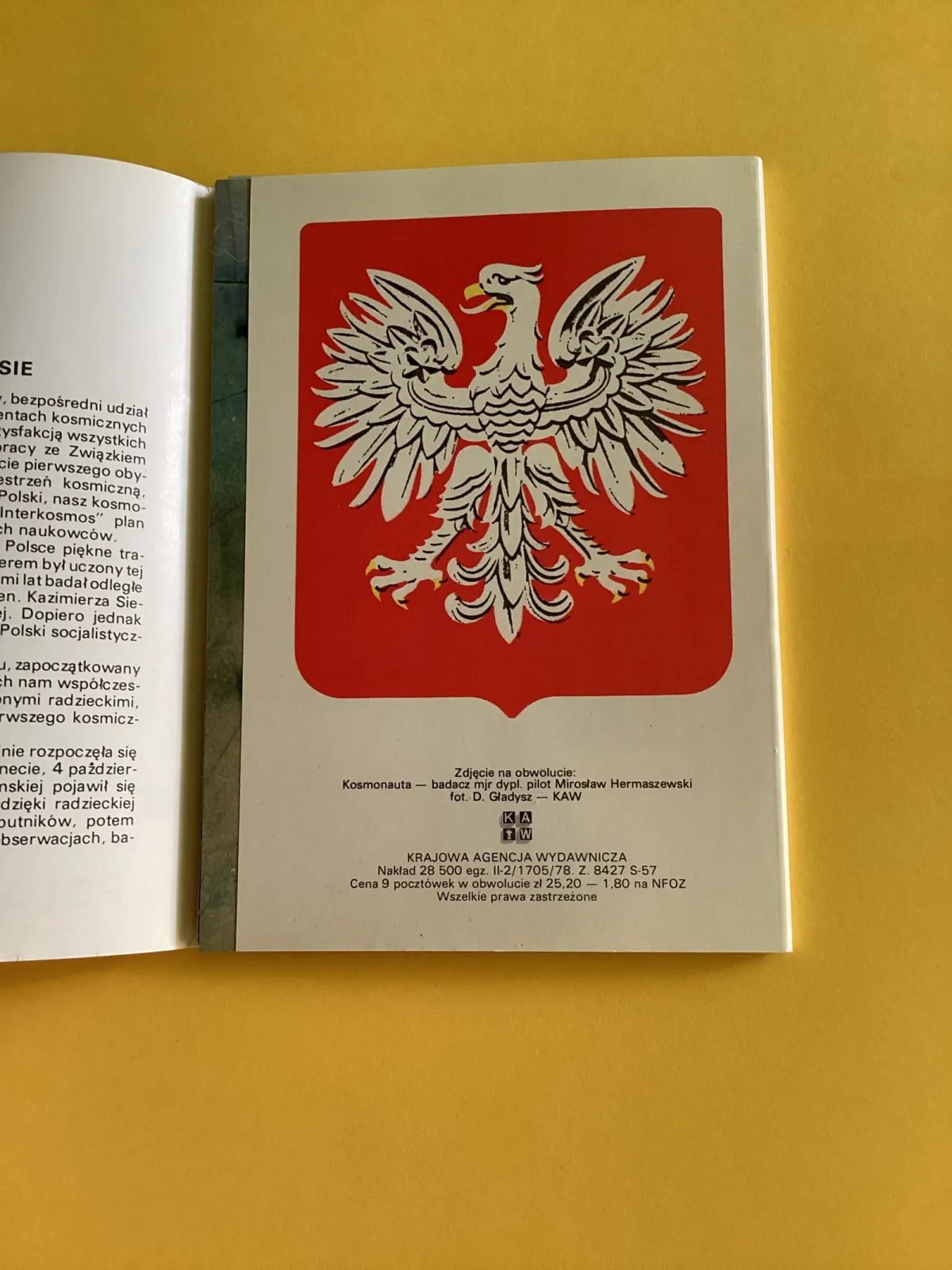 POCZTÓWKI - POLAK W KOSMOSIE