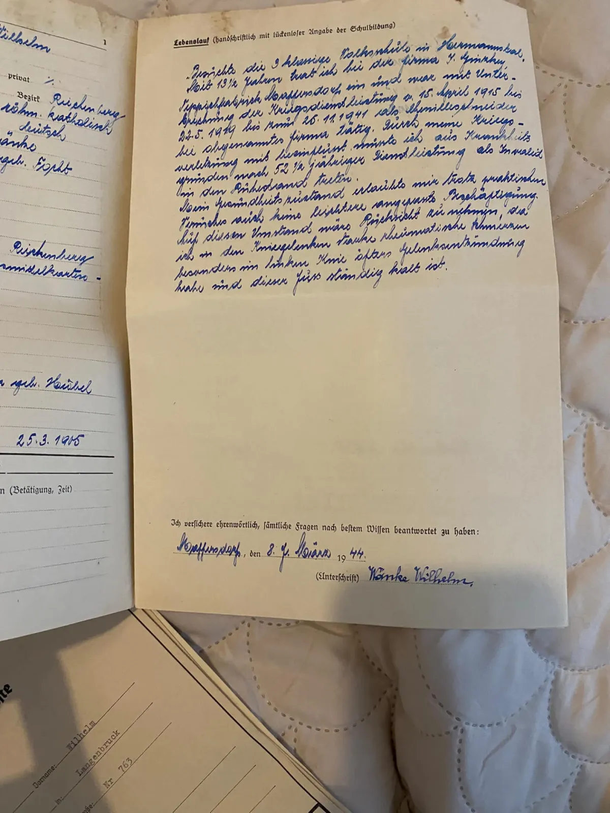 Dokumenty 3 rzesza Niemcy