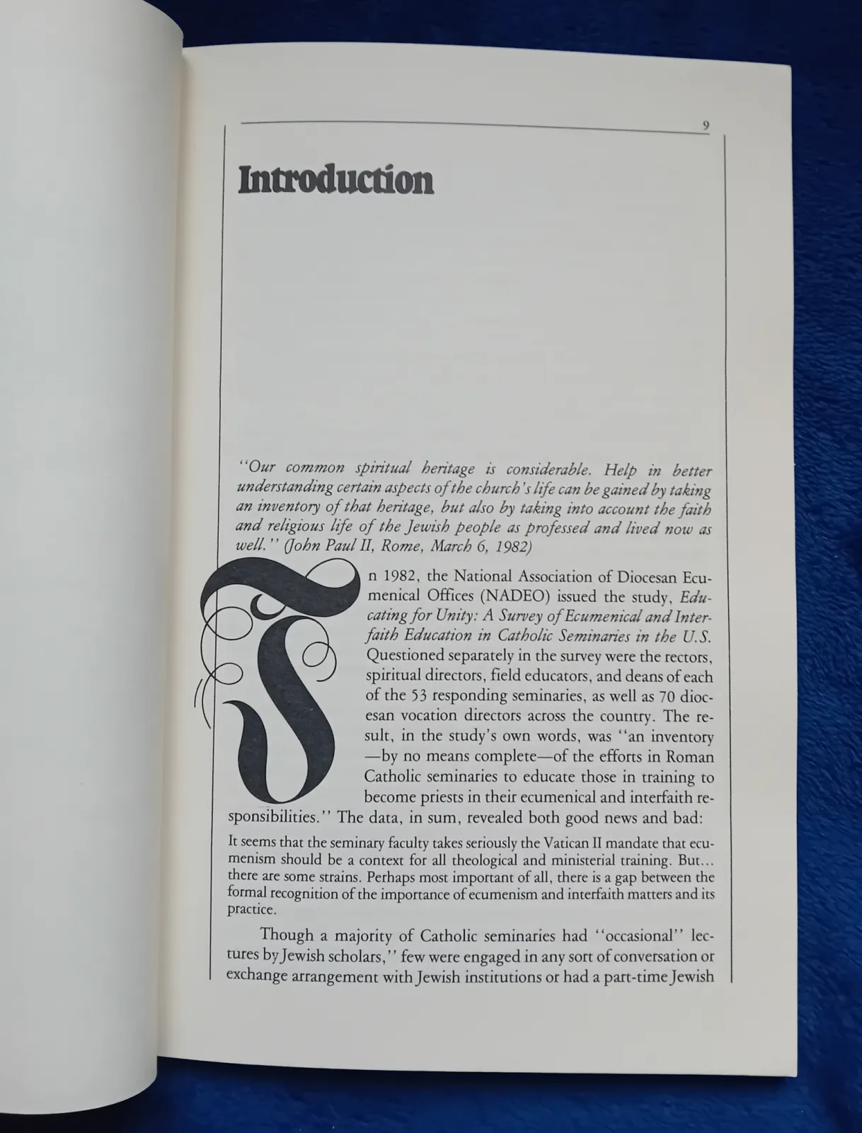 Eugene J. Fisher. Seminary Education and Christian-Jewish Relations. Wydanie I, 1983r.