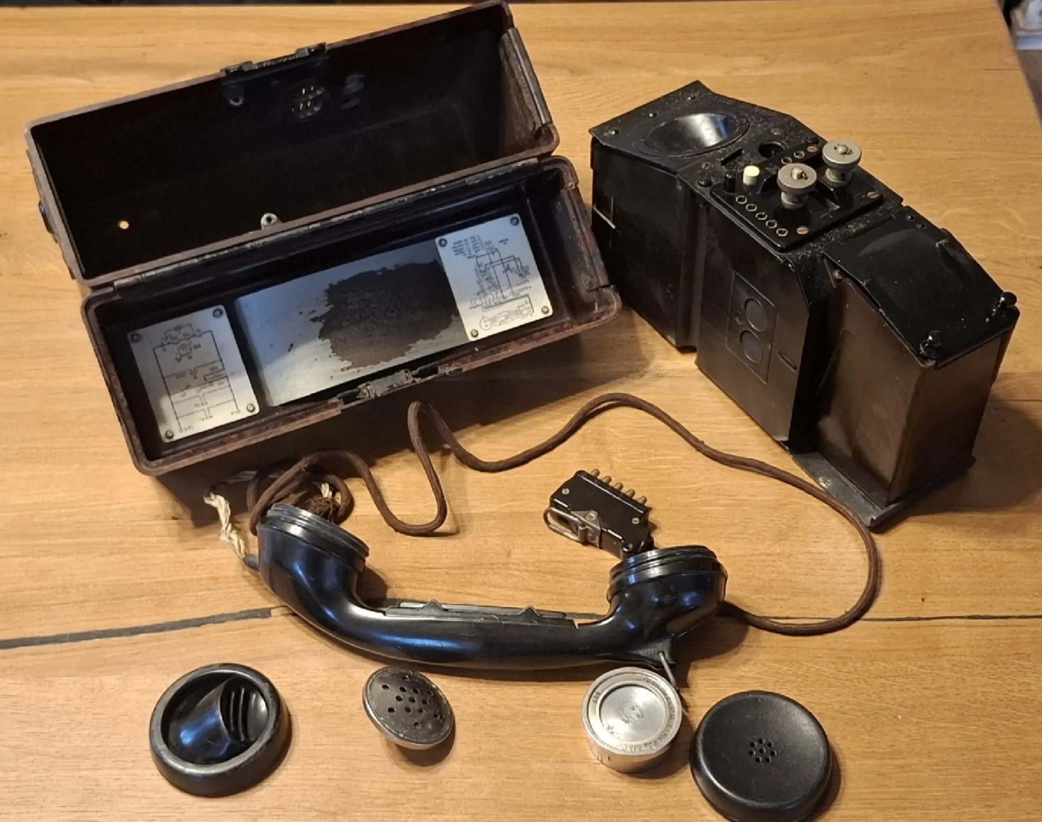 Wehrmacht telefon ff33 1940 r. 618 Dywizja Artylerii front wschód