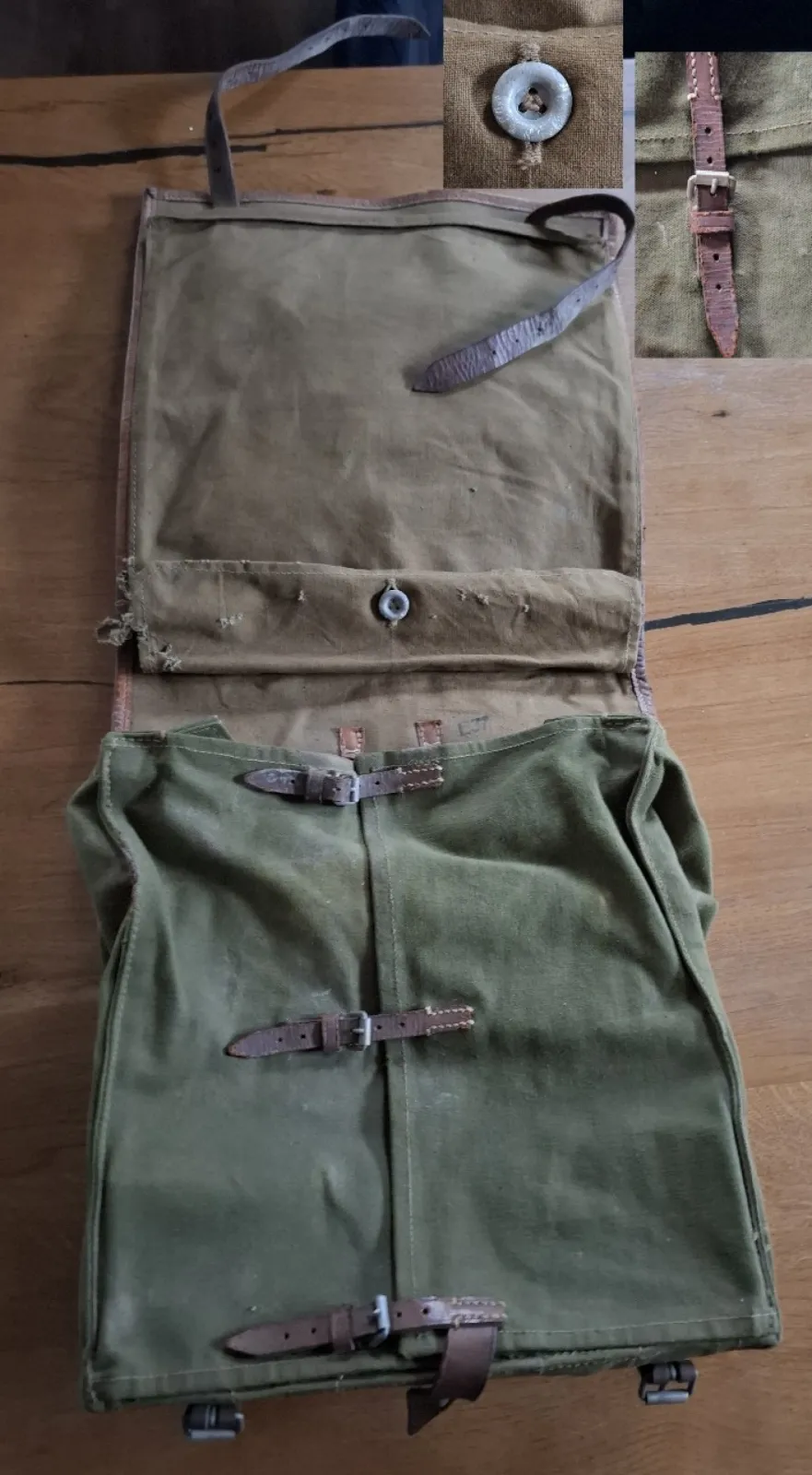 Wehrmacht 2 plecaki oryginalne II wojna światowa Cena za parę