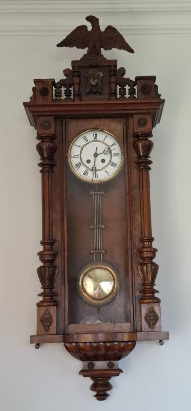 Zegar Urania Regulator Świebodzice Śląsk 1895 - 1912 r. Sygnowany sprawny