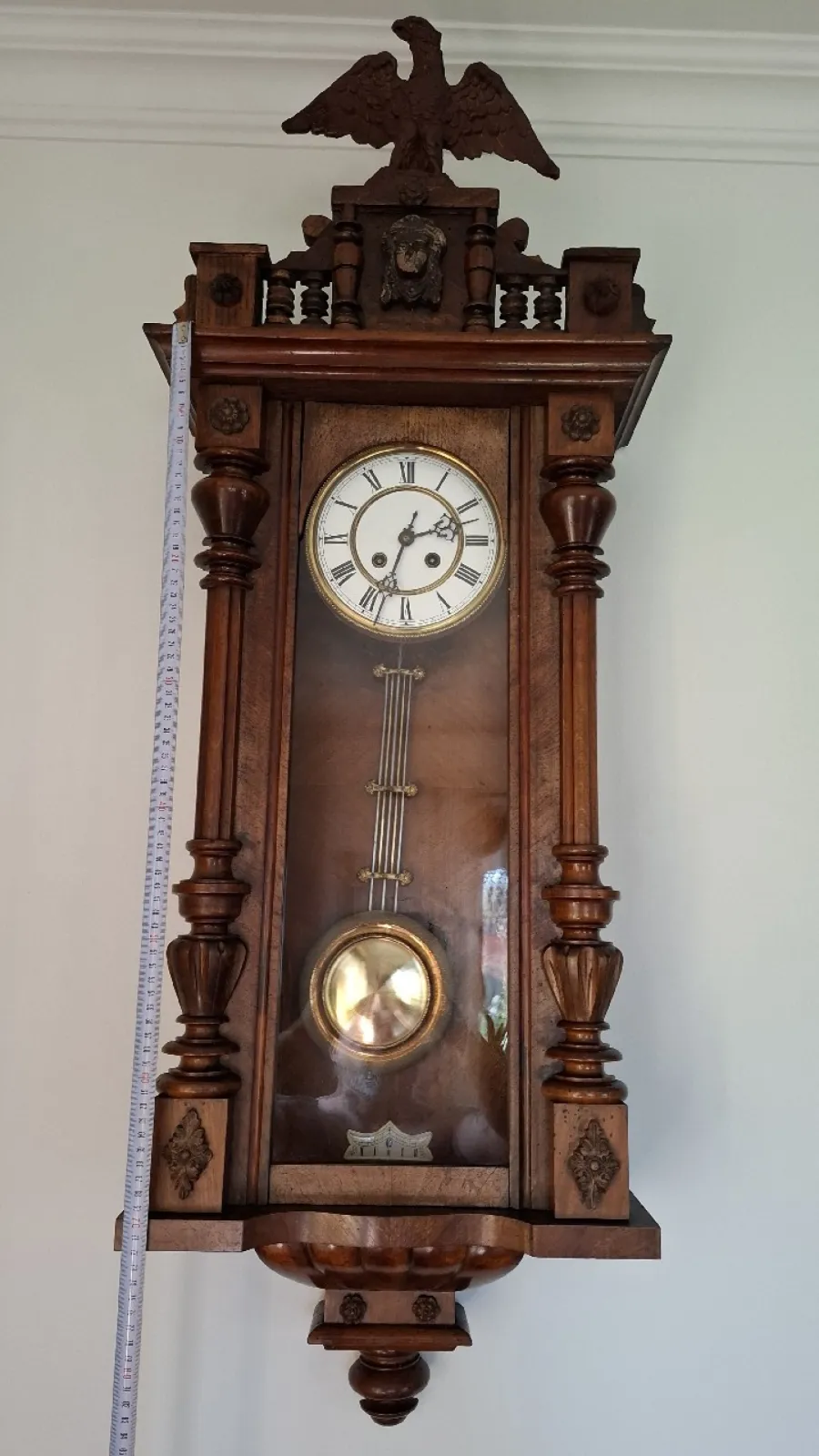 Zegar Urania Regulator Świebodzice Śląsk 1895 - 1912 r. Sygnowany sprawny