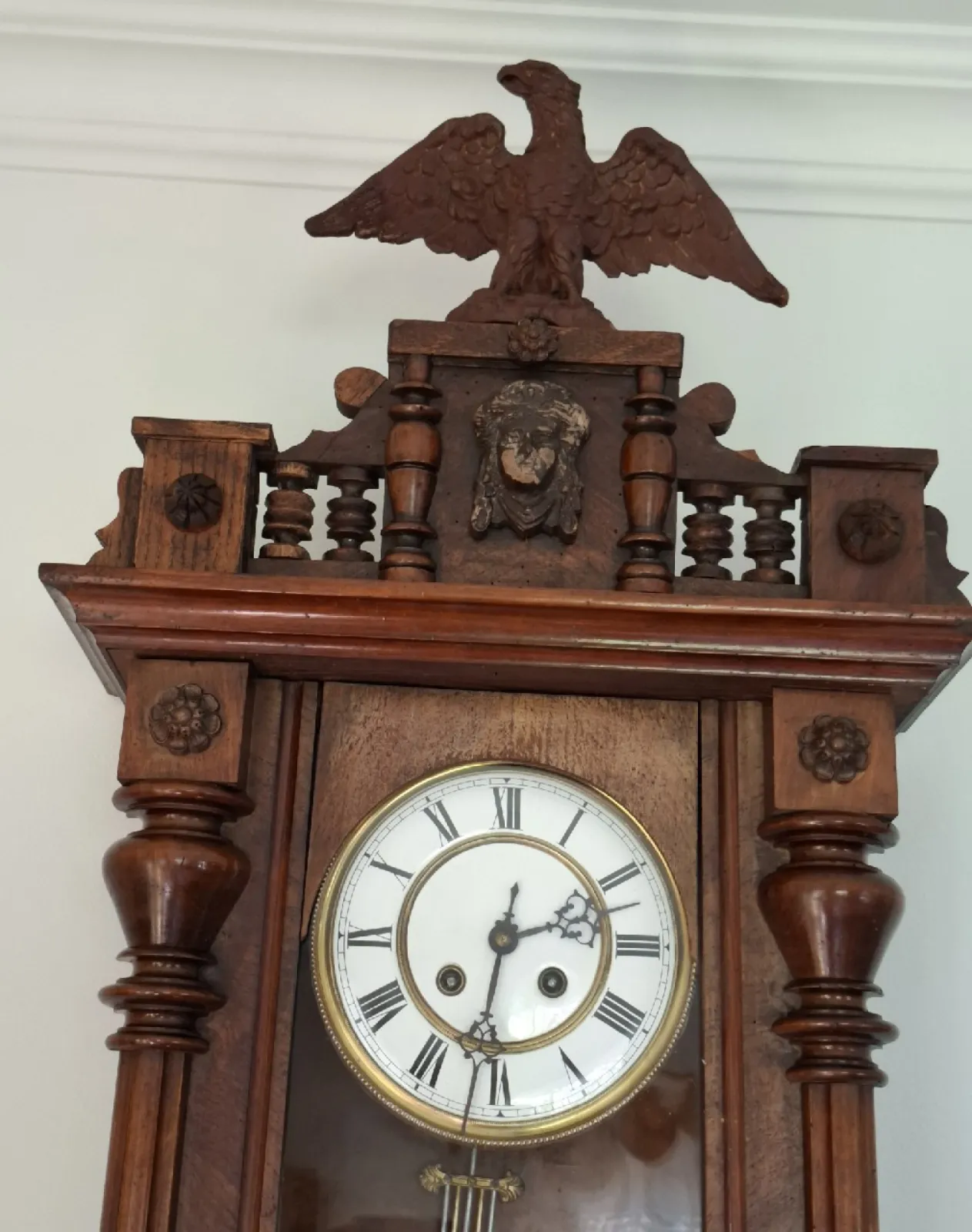 Zegar Urania Regulator Świebodzice Śląsk 1895 - 1912 r. Sygnowany sprawny