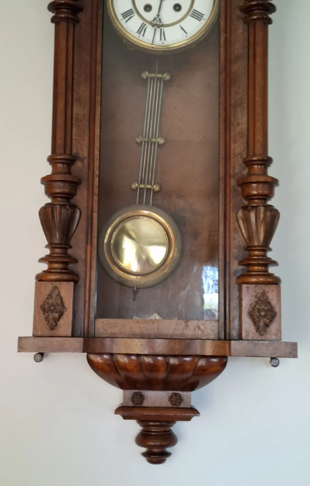 Zegar Urania Regulator Świebodzice Śląsk 1895 - 1912 r. Sygnowany sprawny