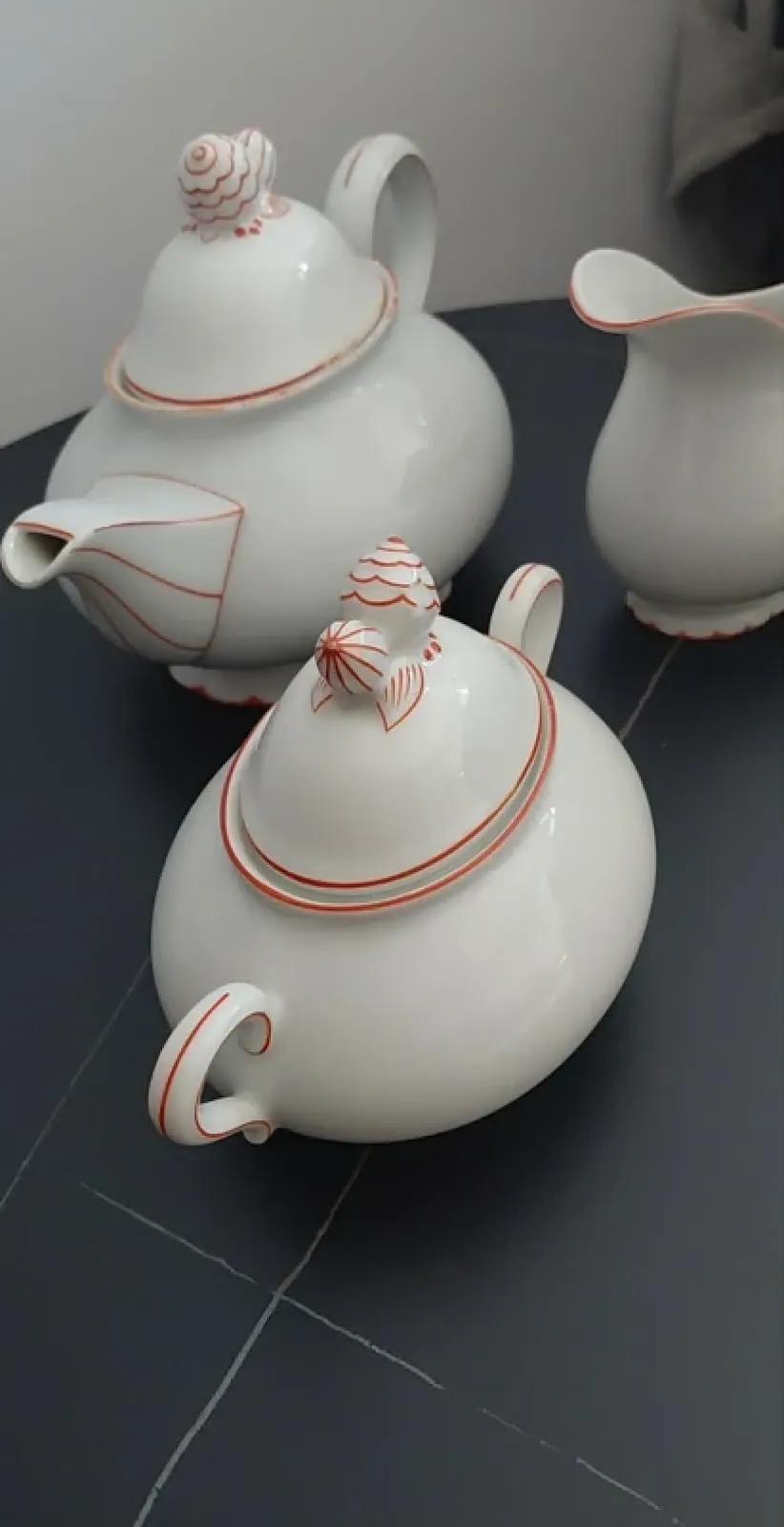 Stara porcelana dzbanek mlecznik cukiernica środek stołu Paul Müller Selb