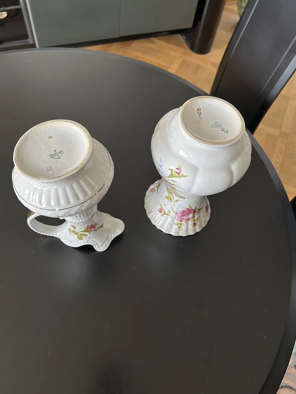 Wazon i dzbanek Roza porcelana Chodziez