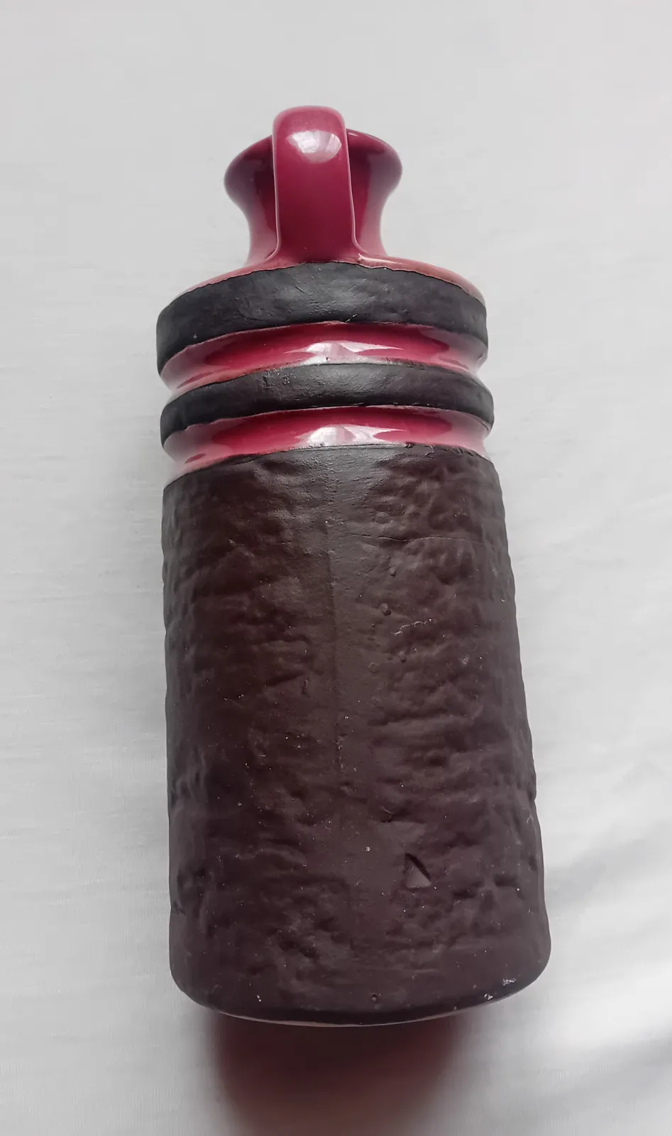 Wazon z uchem / butla Fat Lava. Scheurich Keramik, nr 4087 B, lata 60-e XX w.