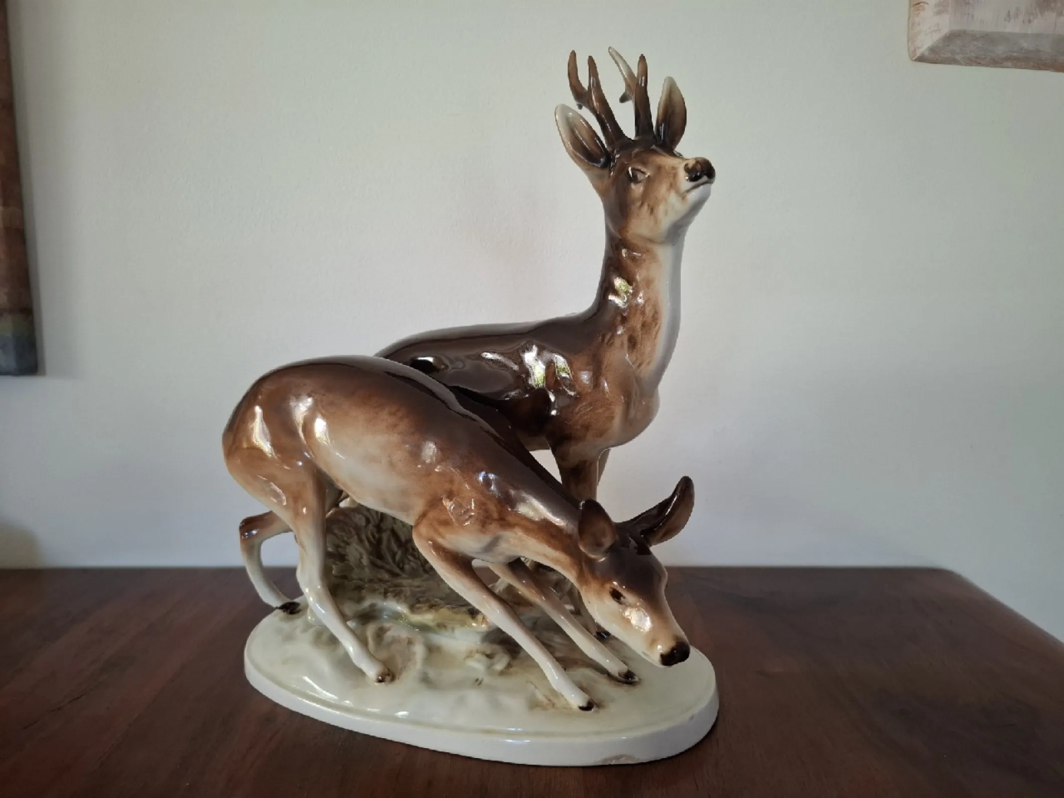 Wanke Royal Dux Olbrzymia Figura Rzeźba porcelana Unikat