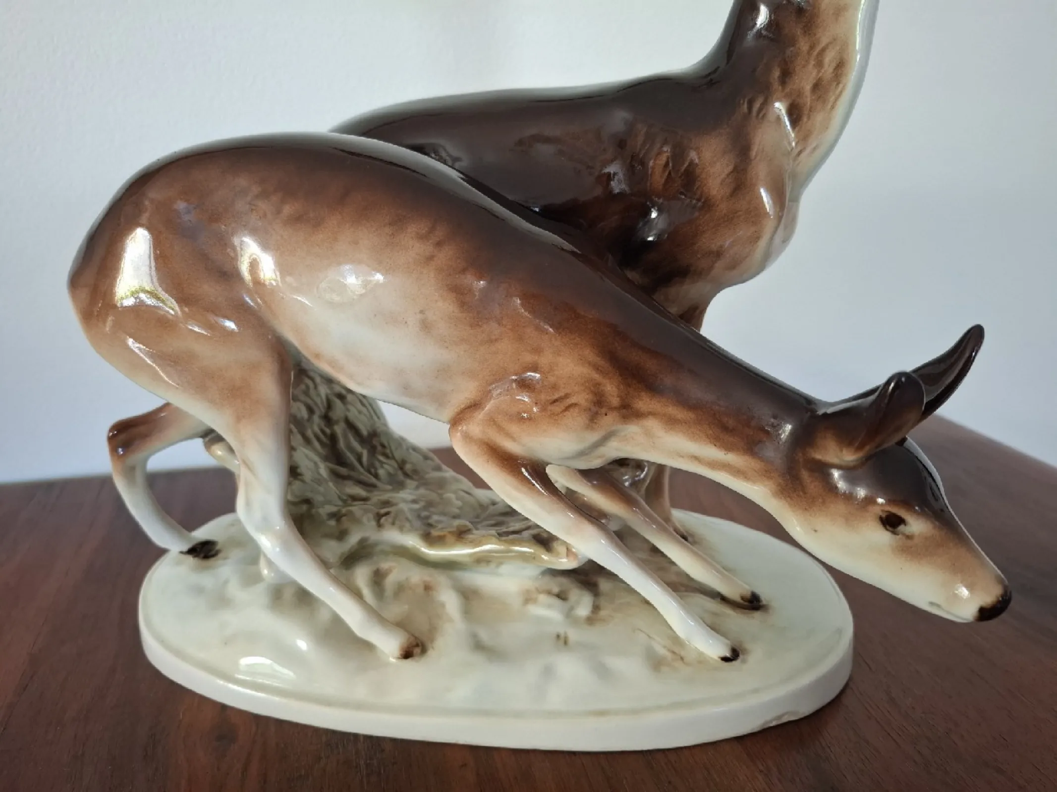 Wanke Royal Dux Olbrzymia Figura Rzeźba porcelana Unikat